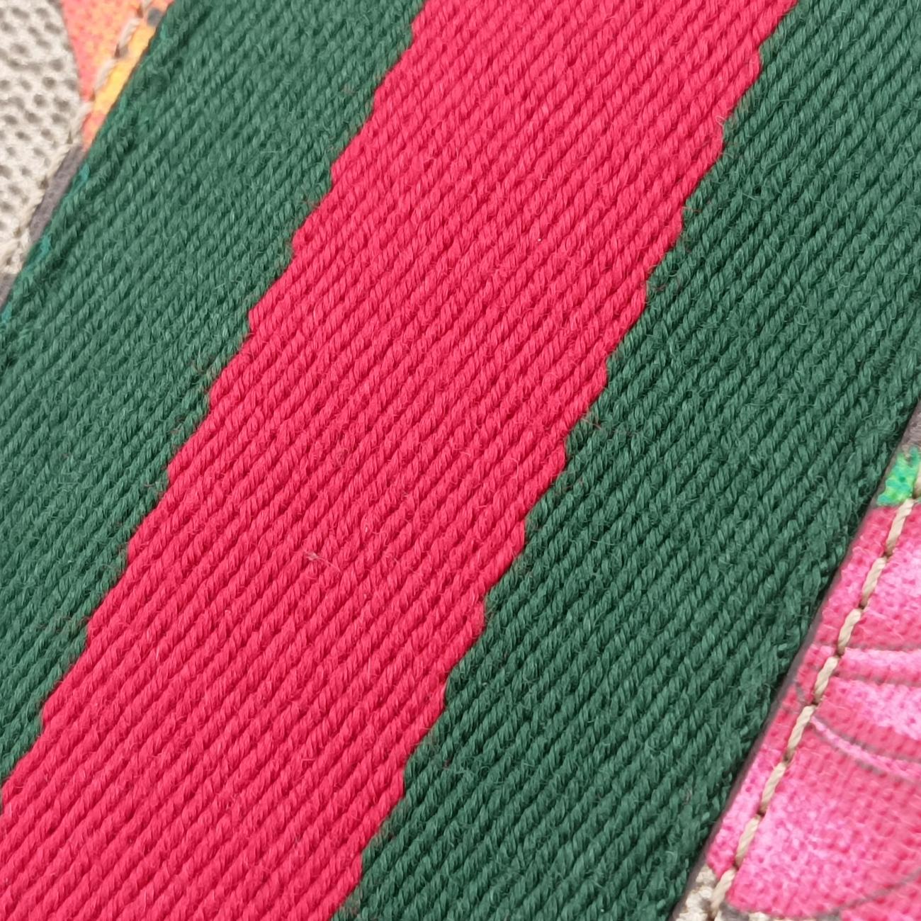 Ophidia Beige×Green×Multicolour PVC coated canvas 547551 F030575041オフィディア ベージュ×グリーン×マルチカラー PVCコーティングキャンバス 547551 F030575041