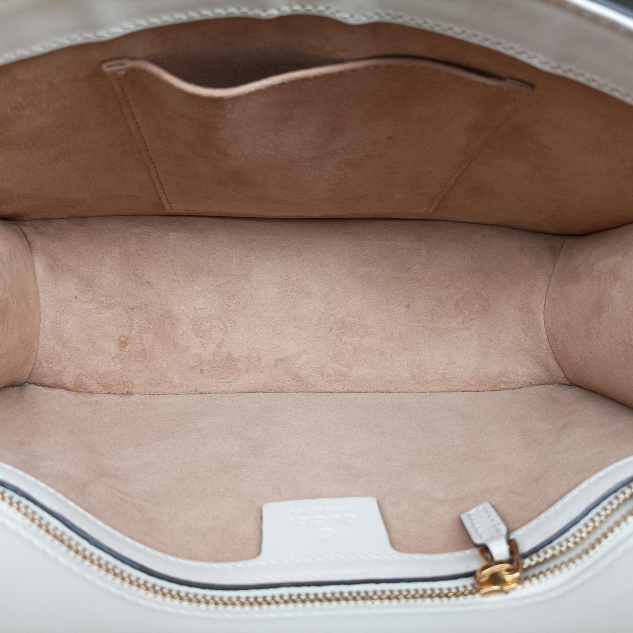 Sylvie white× black× red Leather 421882 I022123214シルヴィ ホワイト×ブラック×レッド レザー 421882 I022123214