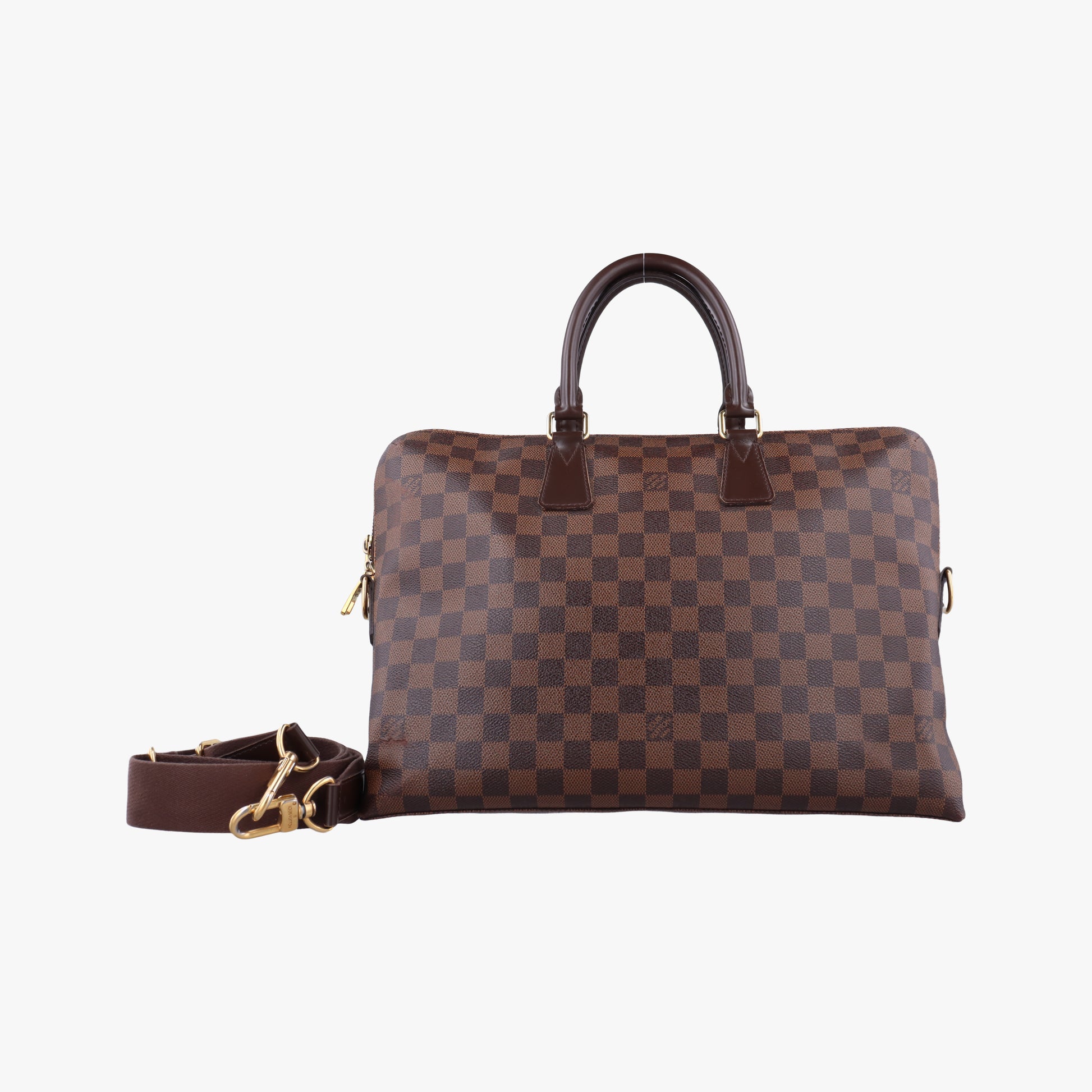 Porte de Cumin Jules EBENE Damier Canvas N42242 CA4154ポルトドキュマンジュール エベーヌ ダミエキャンバス N42242 CA4154