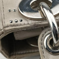 Satin Crystal Cannage Mini Lady Dior Grey satin 02-MA-1118サテンクリスタル カナージュ ミニ レディ ディオール グレー サテン 02-MA-1118