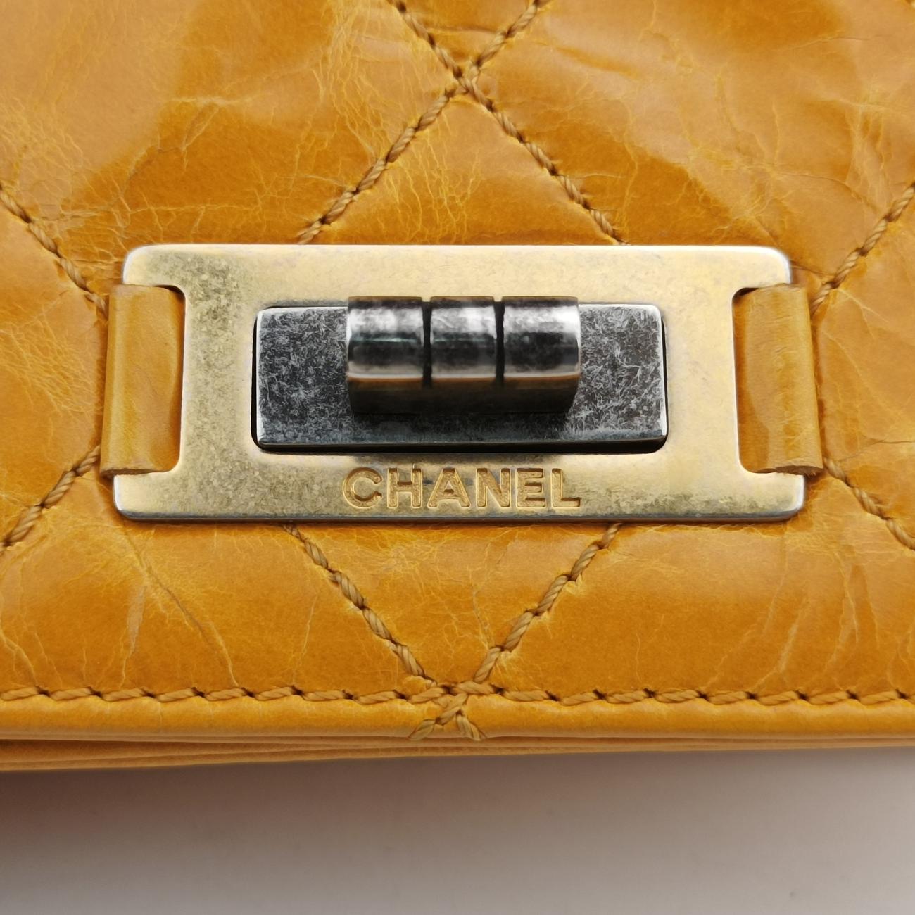 2.55 Rita Matelasse Yellow Leather A66815 157556352.55マトラッセ イエロー レザー A66815 15755635