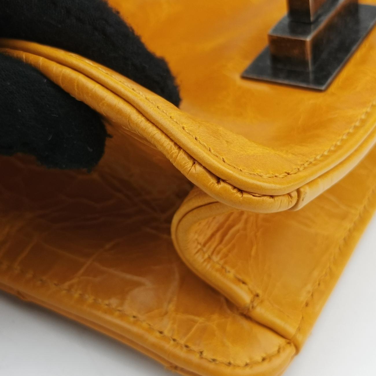 2.55 Rita Matelasse Yellow Leather A66815 157556352.55マトラッセ イエロー レザー A66815 15755635