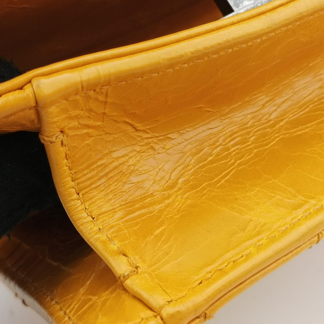 2.55 Rita Matelasse Yellow Leather A66815 157556352.55マトラッセ イエロー レザー A66815 15755635