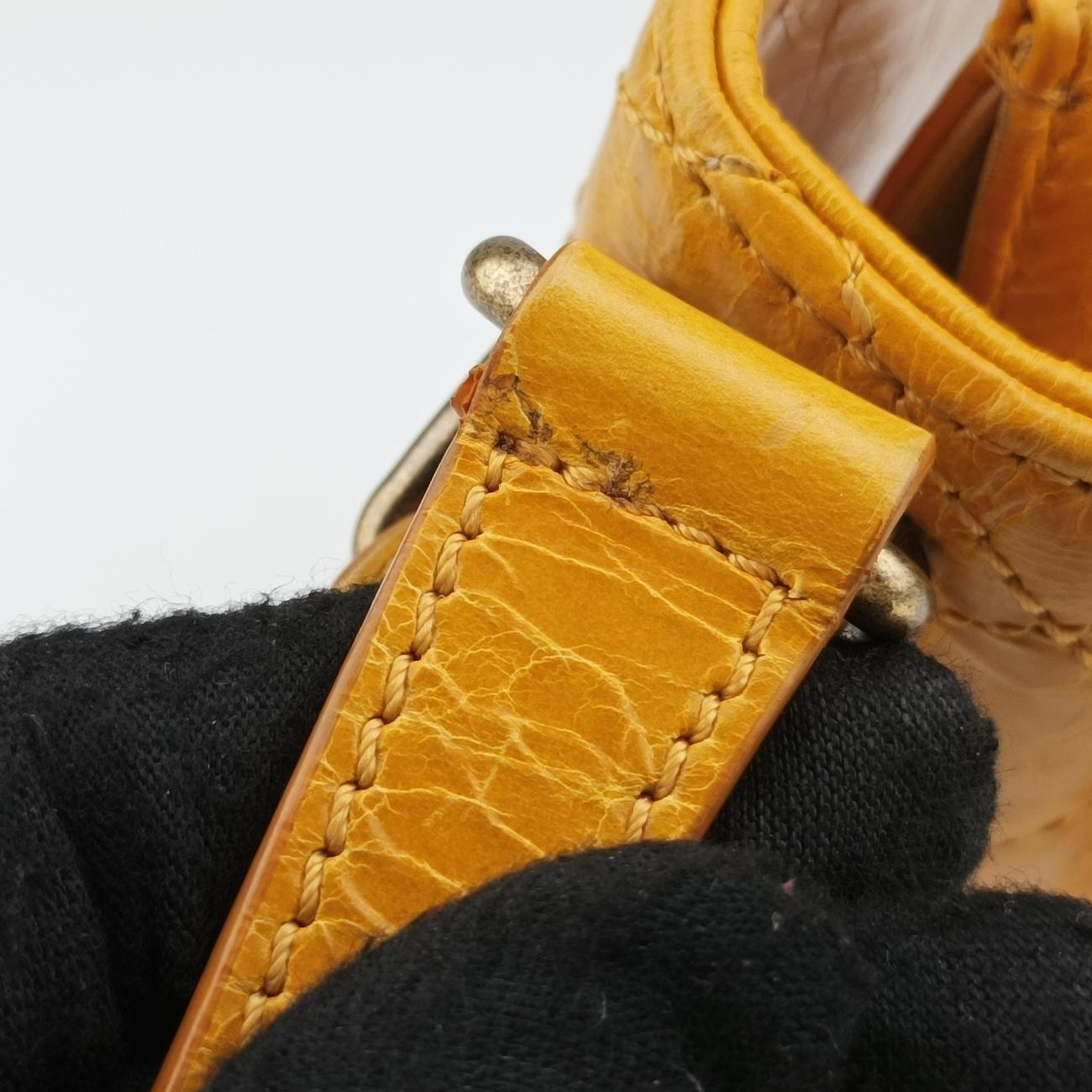 2.55 Rita Matelasse Yellow Leather A66815 157556352.55マトラッセ イエロー レザー A66815 15755635