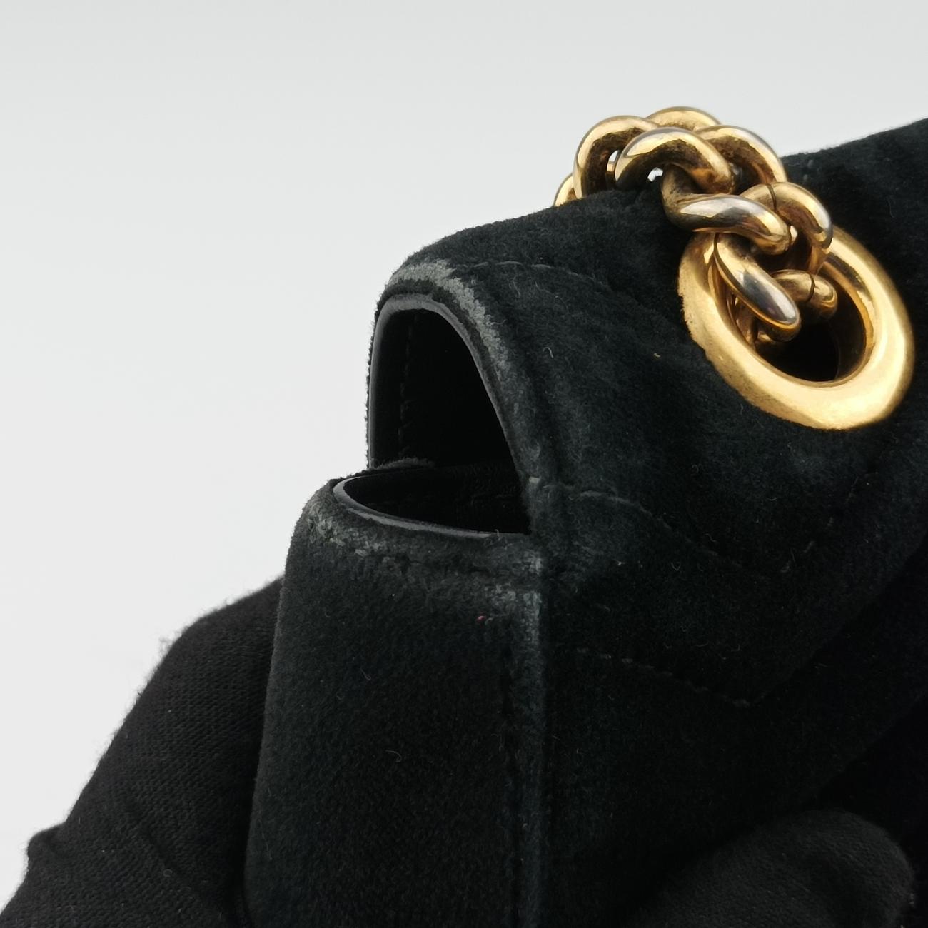 GG Marmont Black×multicolor velour 443496 E022580653GGマーモント ブラック×マルチカラー ベルベット 443496 E022580653