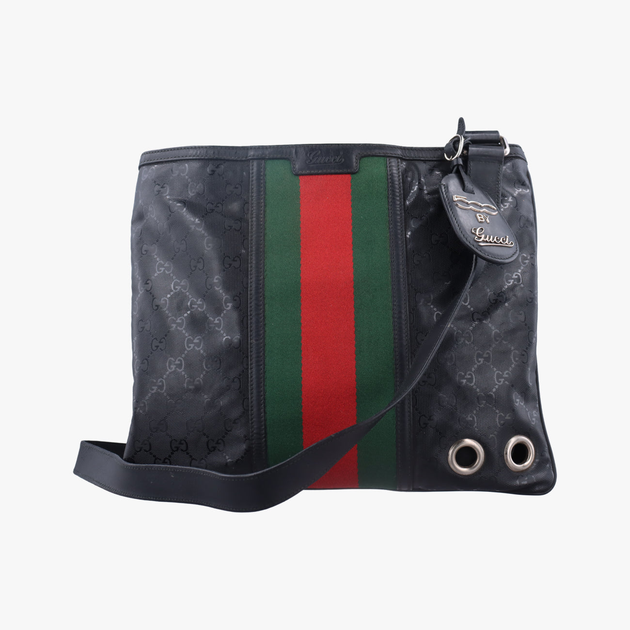 GG Imprime Web Black PVC coated canvas 269379 H010476830GGプリントウェブ ブラック PVCコーティングキャンバス 269379 H010476830