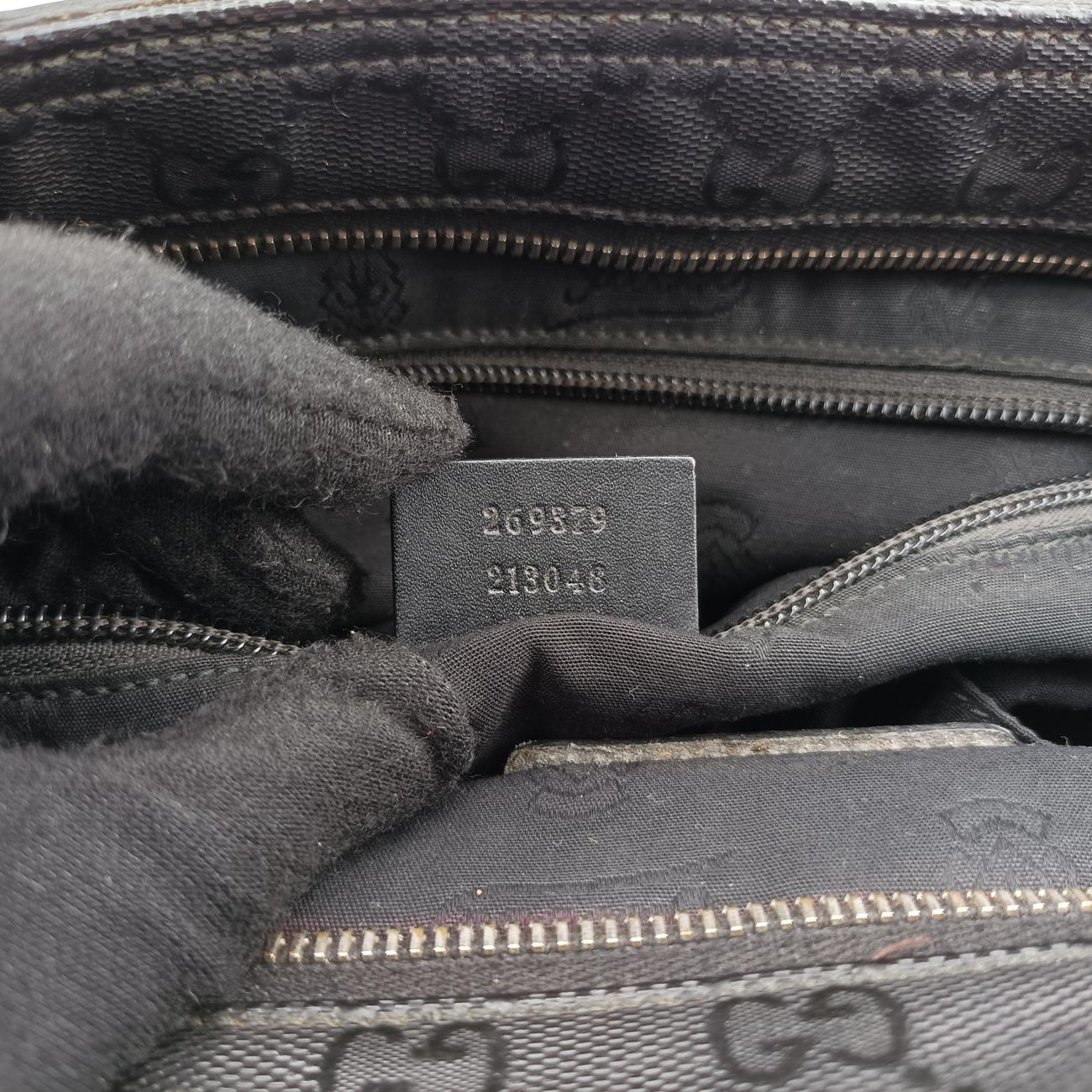 GG Imprime Web Black PVC coated canvas 269379 H010476830GGプリントウェブ ブラック PVCコーティングキャンバス 269379 H010476830