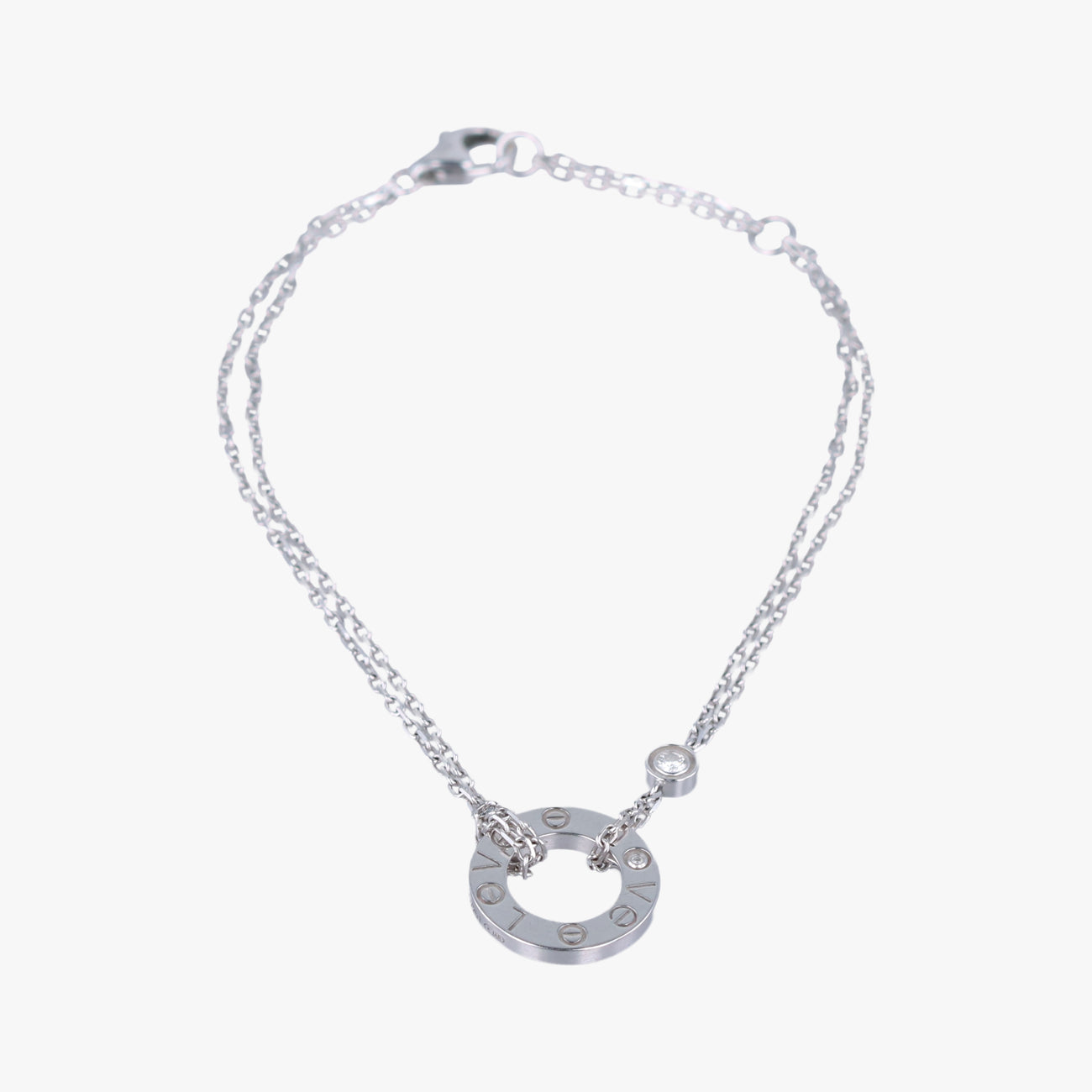 Love Circle DIAMONDS White Gold AU750 B6038100 SO7251ラブサークル ダイヤモンド ホワイトゴールド  AU750 B6038100 SO7251