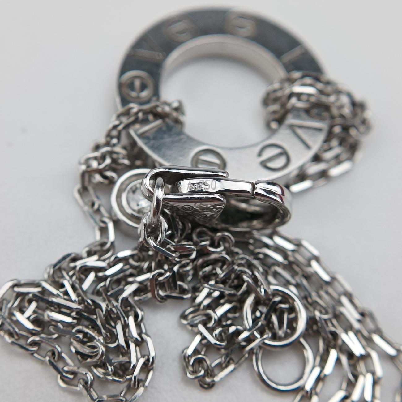 Love Circle DIAMONDS White Gold AU750 B6038100 SO7251ラブサークル ダイヤモンド ホワイトゴールド  AU750 B6038100 SO7251