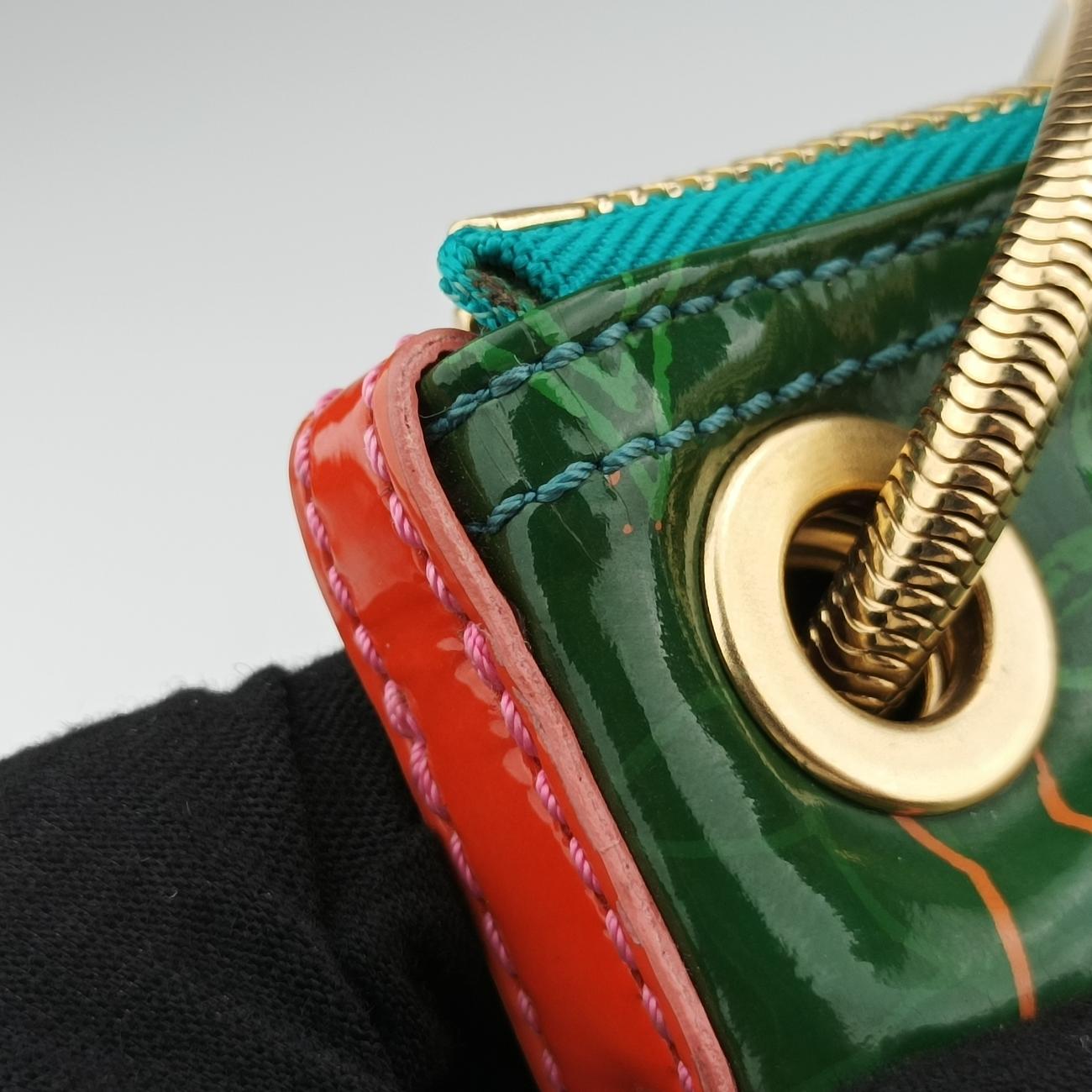 Monogram Bonbon Green×Orange Vernis M95748 TH0078モノグラム ボンボン グリーン×オレンジ ヴェルニ M95748 TH0078