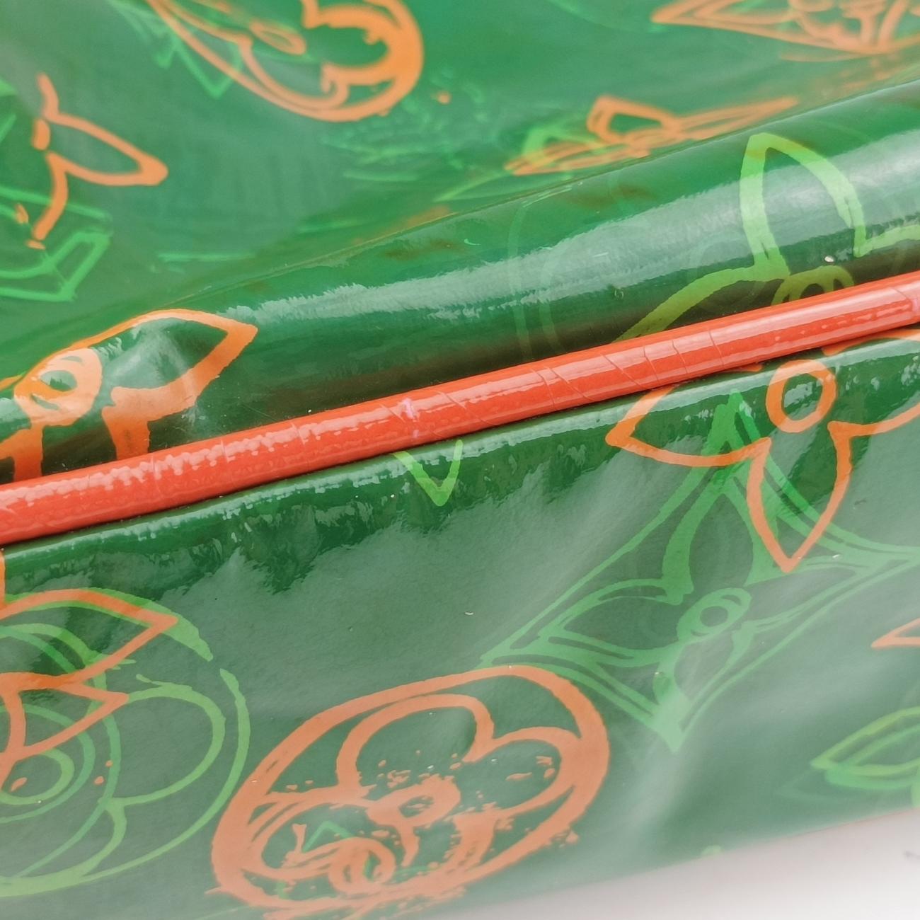 Monogram Bonbon Green×Orange Vernis M95748 TH0078モノグラム ボンボン グリーン×オレンジ ヴェルニ M95748 TH0078