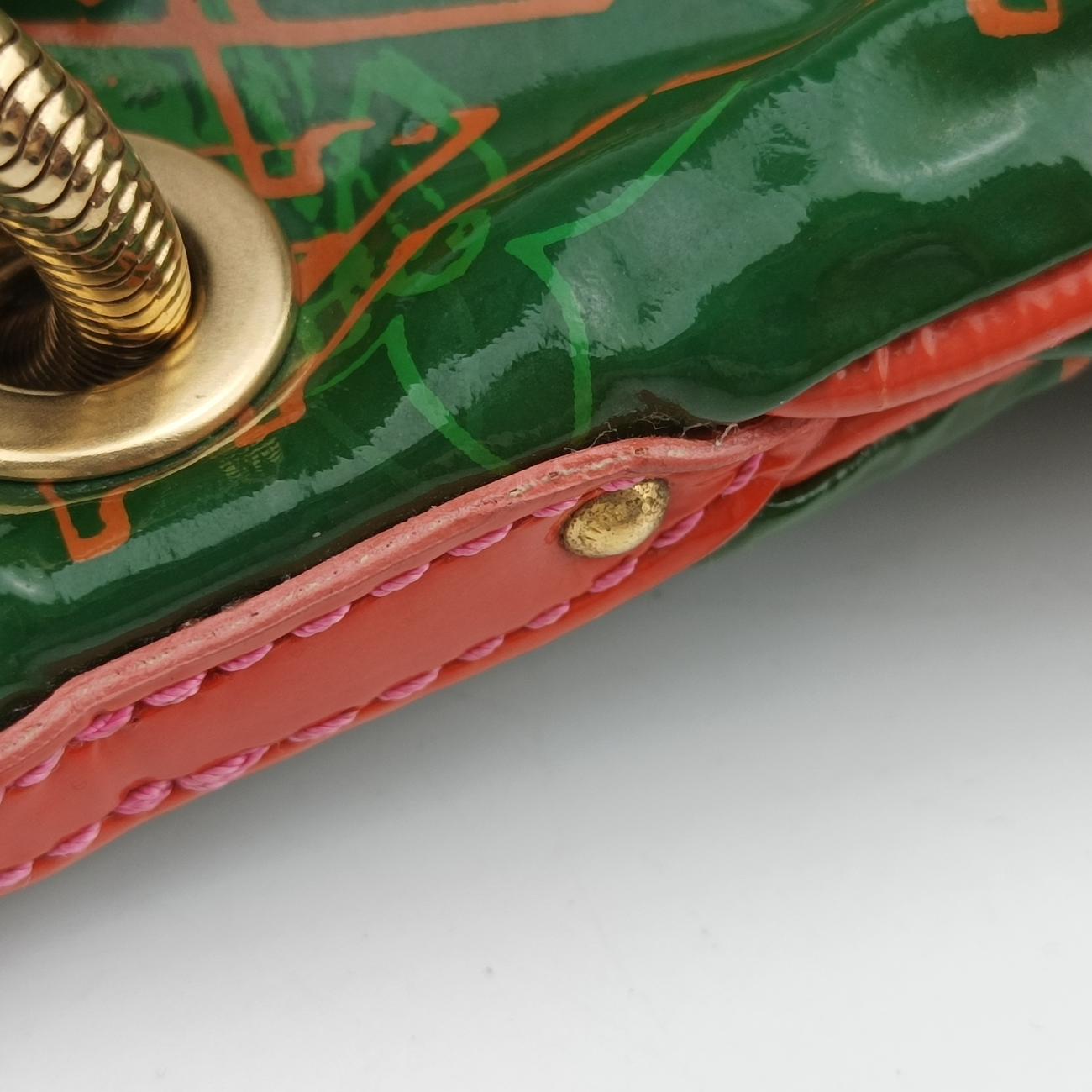 Monogram Bonbon Green×Orange Vernis M95748 TH0078モノグラム ボンボン グリーン×オレンジ ヴェルニ M95748 TH0078