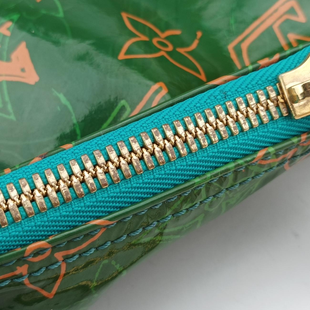 Monogram Bonbon Green×Orange Vernis M95748 TH0078モノグラム ボンボン グリーン×オレンジ ヴェルニ M95748 TH0078