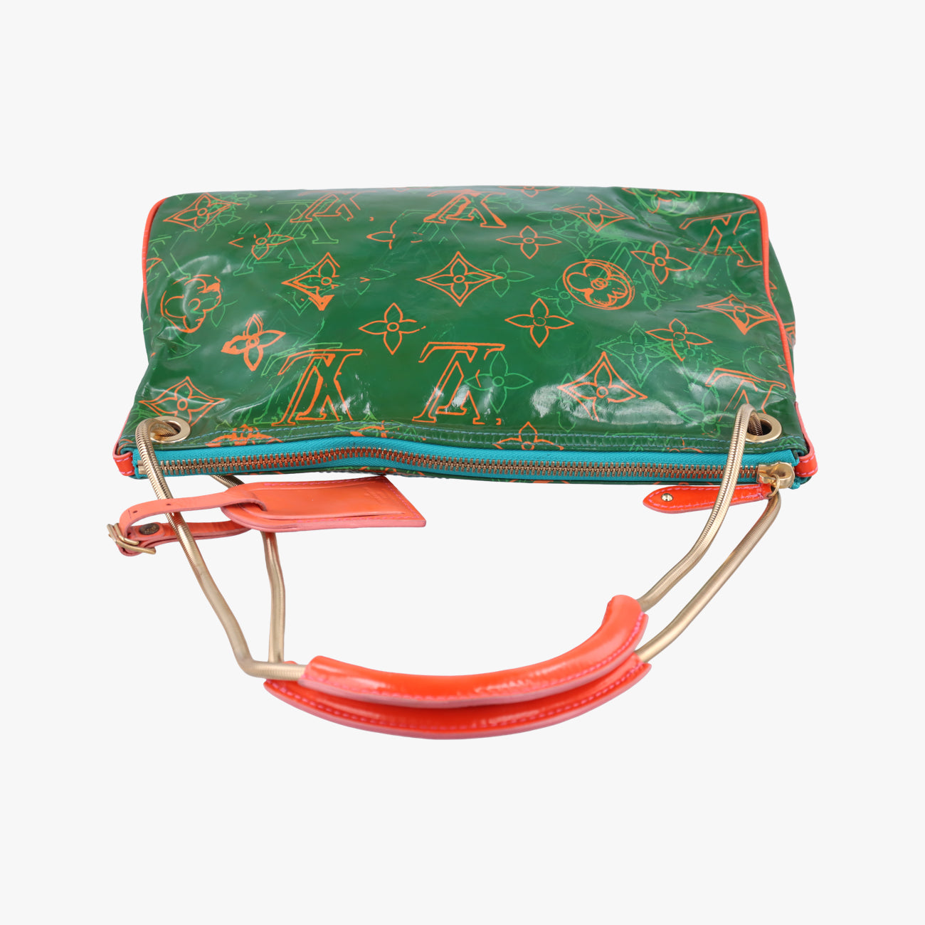 Monogram Bonbon Green×Orange Vernis M95748 TH0078モノグラム ボンボン グリーン×オレンジ ヴェルニ M95748 TH0078