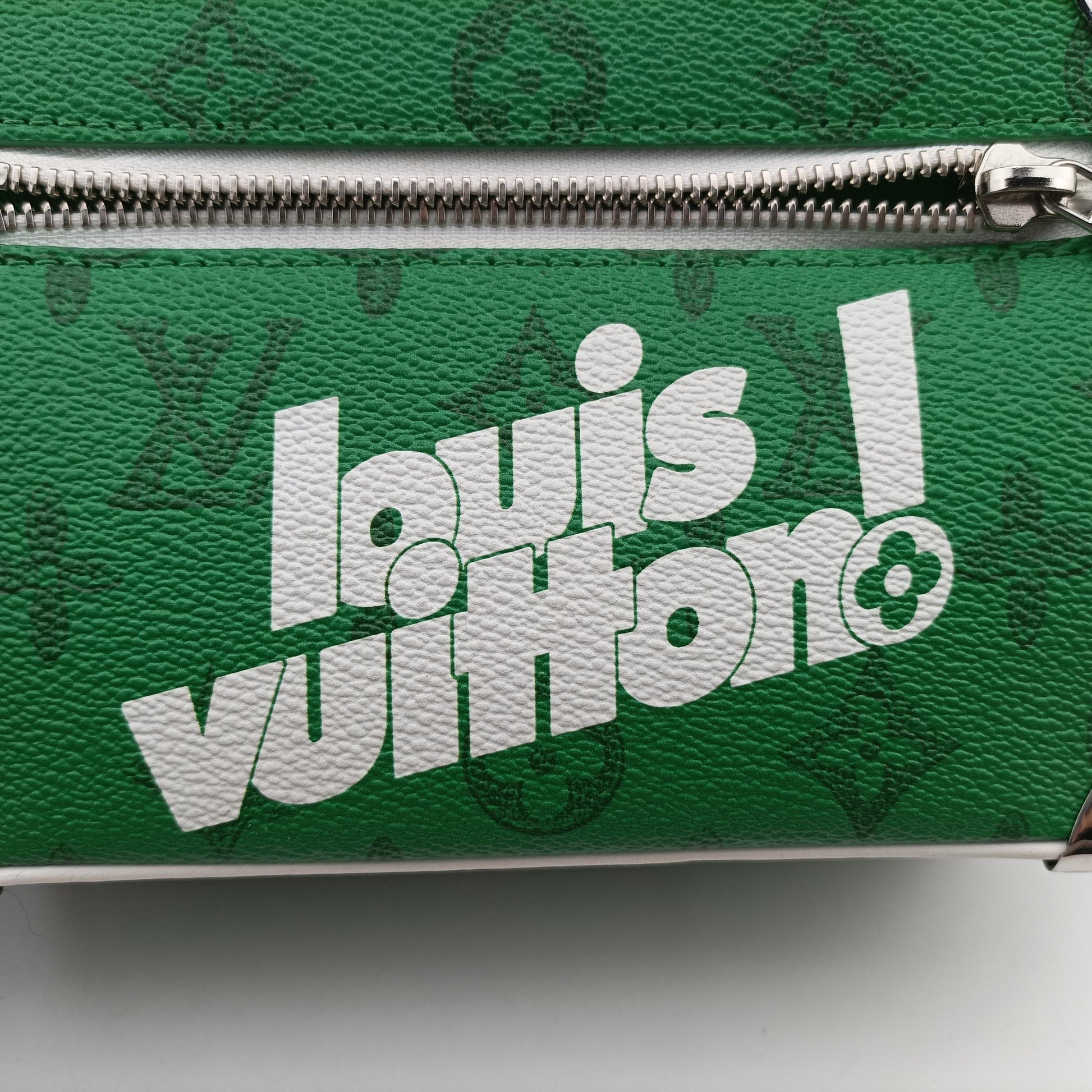 Mini Soft Trunk Green×White Monogram canvas M80816 IC Chipニ ソフトトランク グリーン×ホワイト モノグラムキャンバス M80816 ICチップ