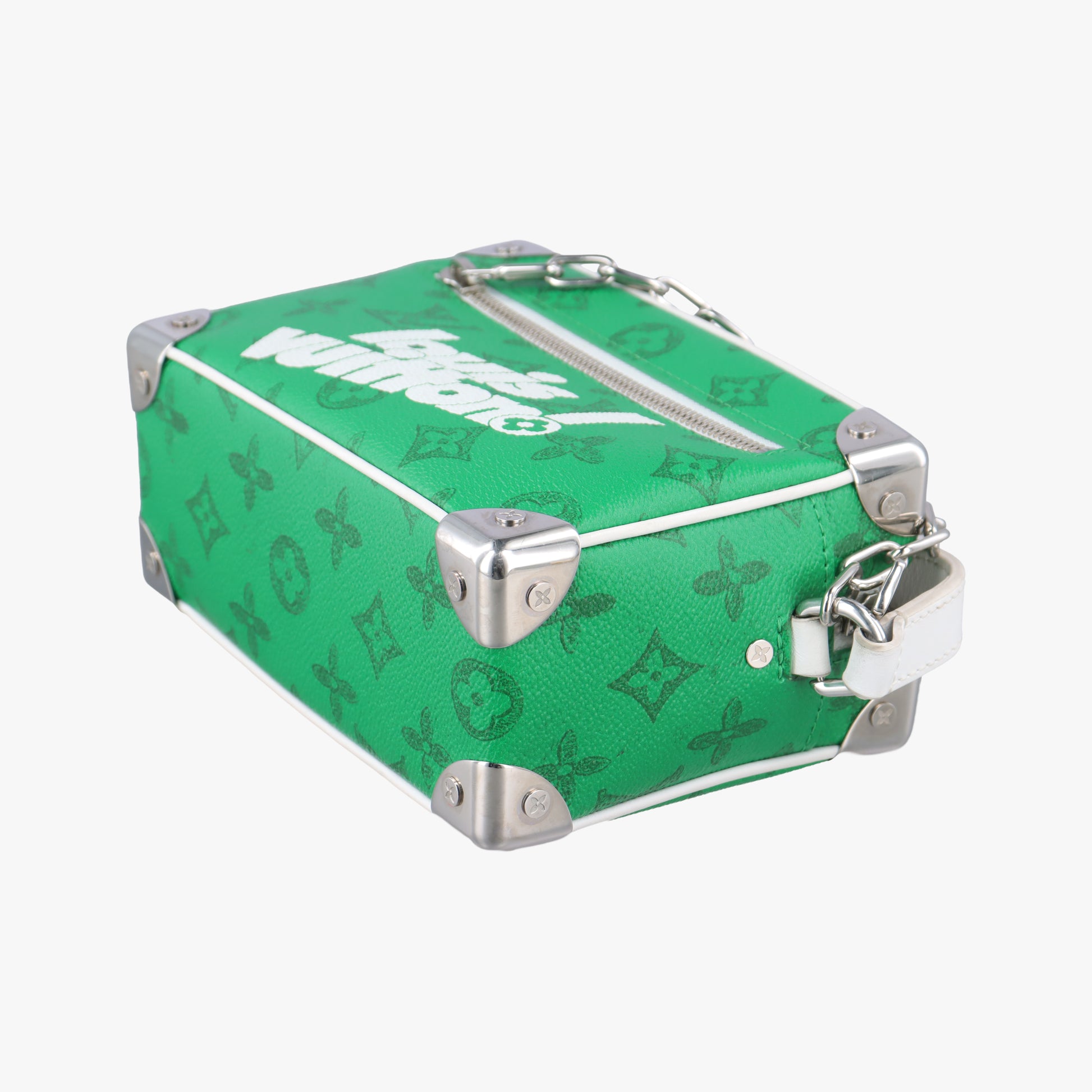 Mini Soft Trunk Green×White Monogram canvas M80816 IC Chipニ ソフトトランク グリーン×ホワイト モノグラムキャンバス M80816 ICチップ