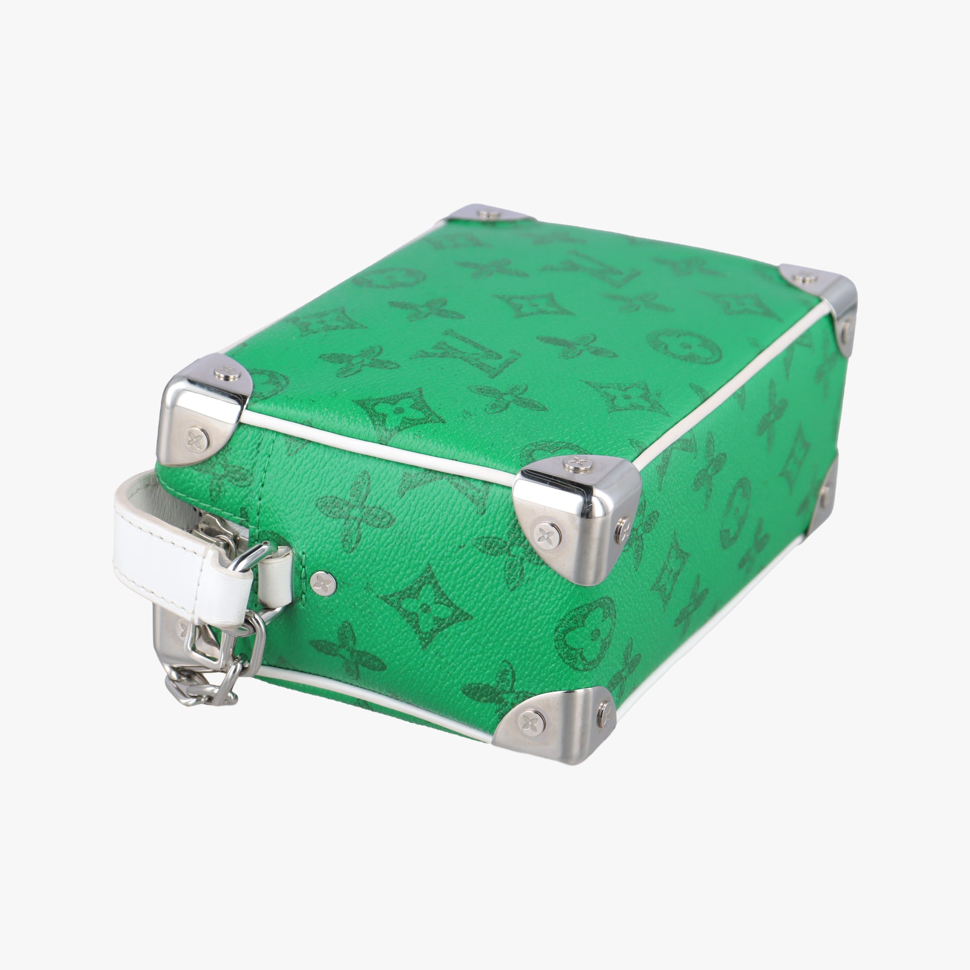 Mini Soft Trunk Green×White Monogram canvas M80816 IC Chipニ ソフトトランク グリーン×ホワイト モノグラムキャンバス M80816 ICチップ