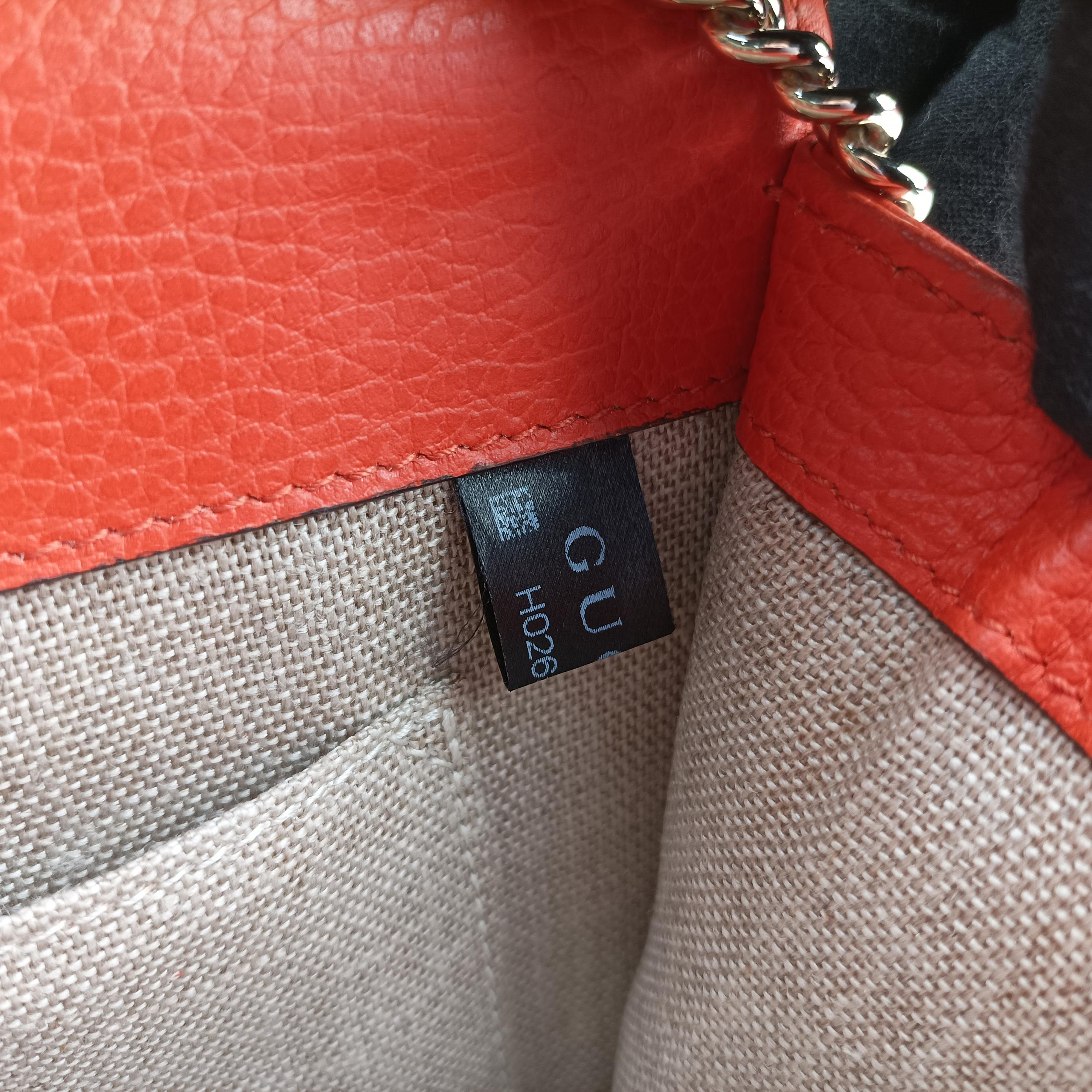 Interlocking G Orange Leather 510304 H026541687インターロッキングG オレンジ レザー 510304 H026541687