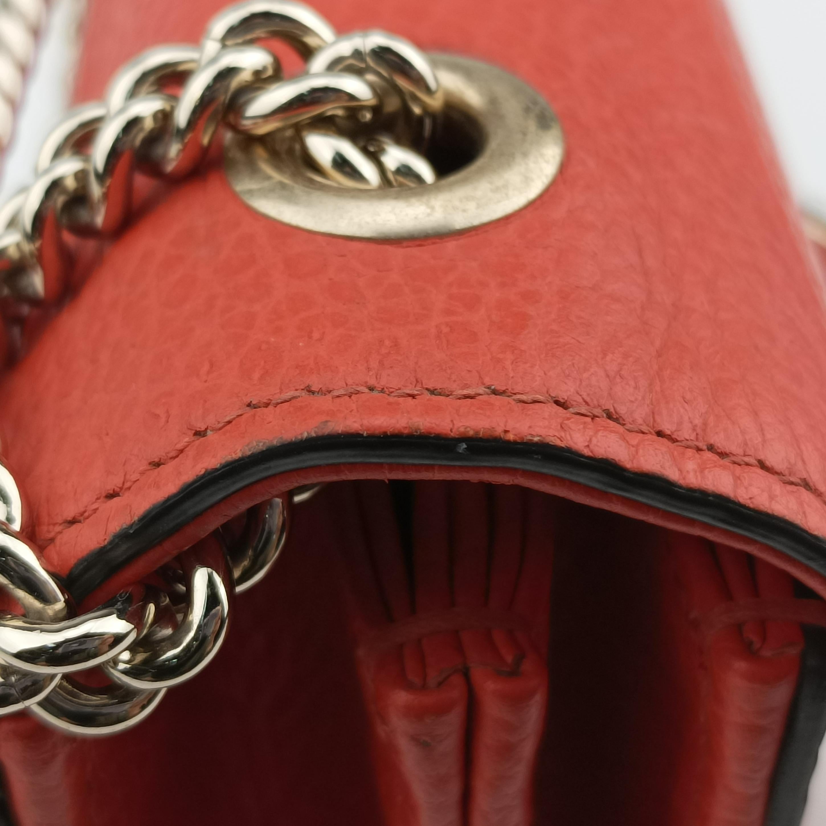 Interlocking G Orange Leather 510304 H026541687インターロッキングG オレンジ レザー 510304 H026541687