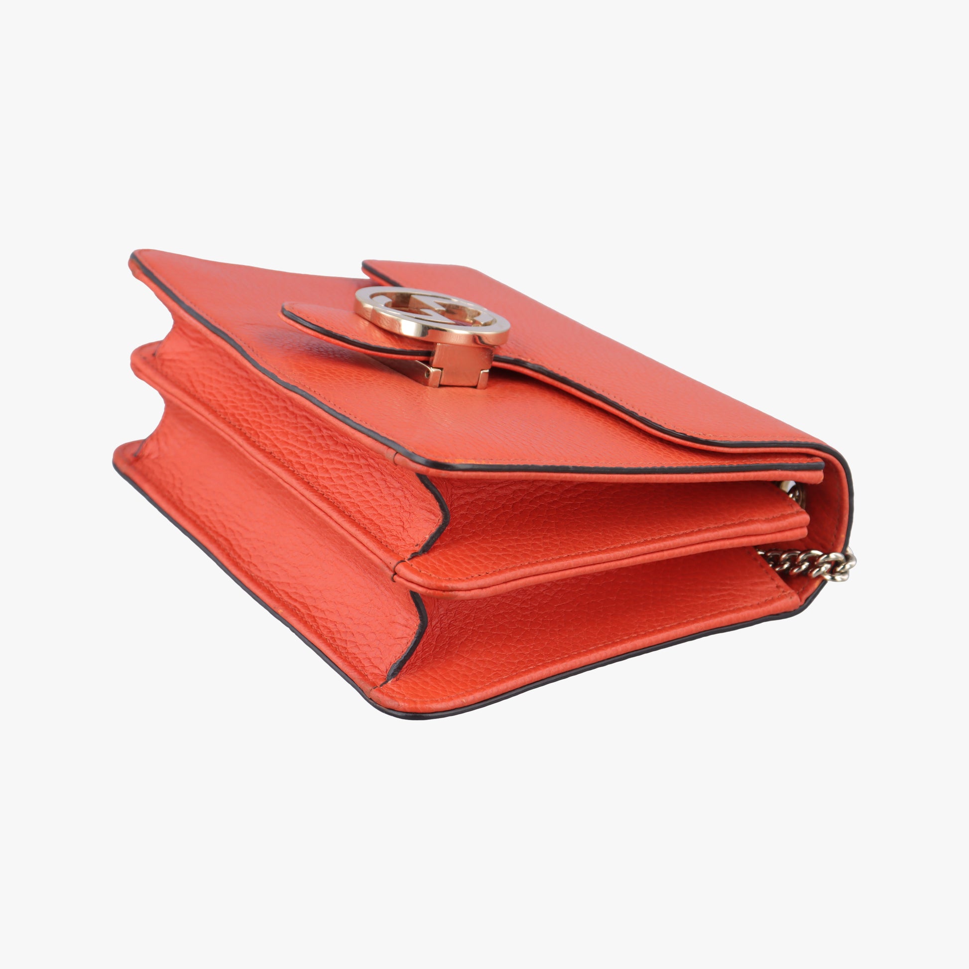 Interlocking G Orange Leather 510304 H026541687インターロッキングG オレンジ レザー 510304 H026541687