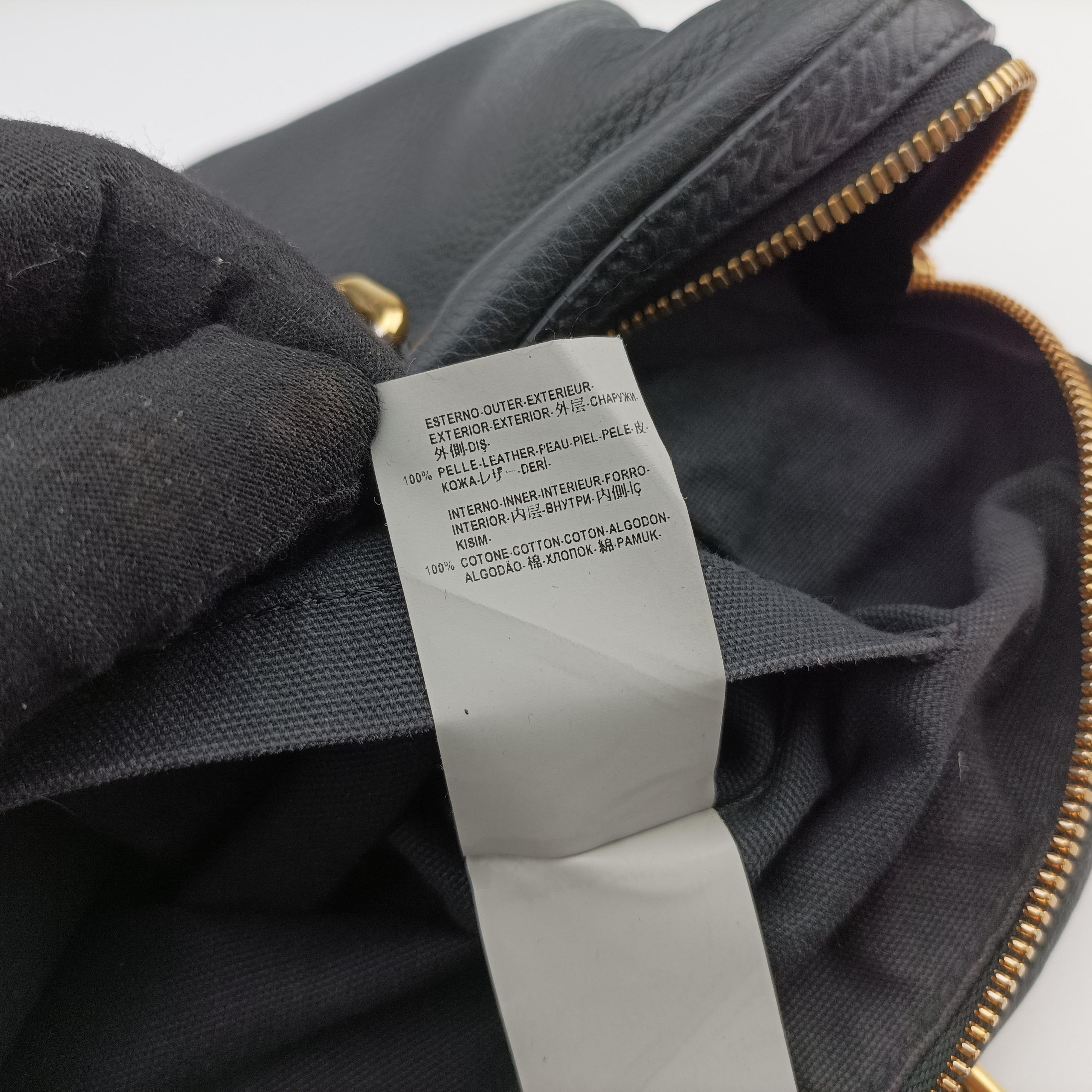 La Medusa Palazzo bowling Black Leather CLG072305365918ラ メドゥーサ パラッツォ ボウリング ブラック レザー CLG072305365918