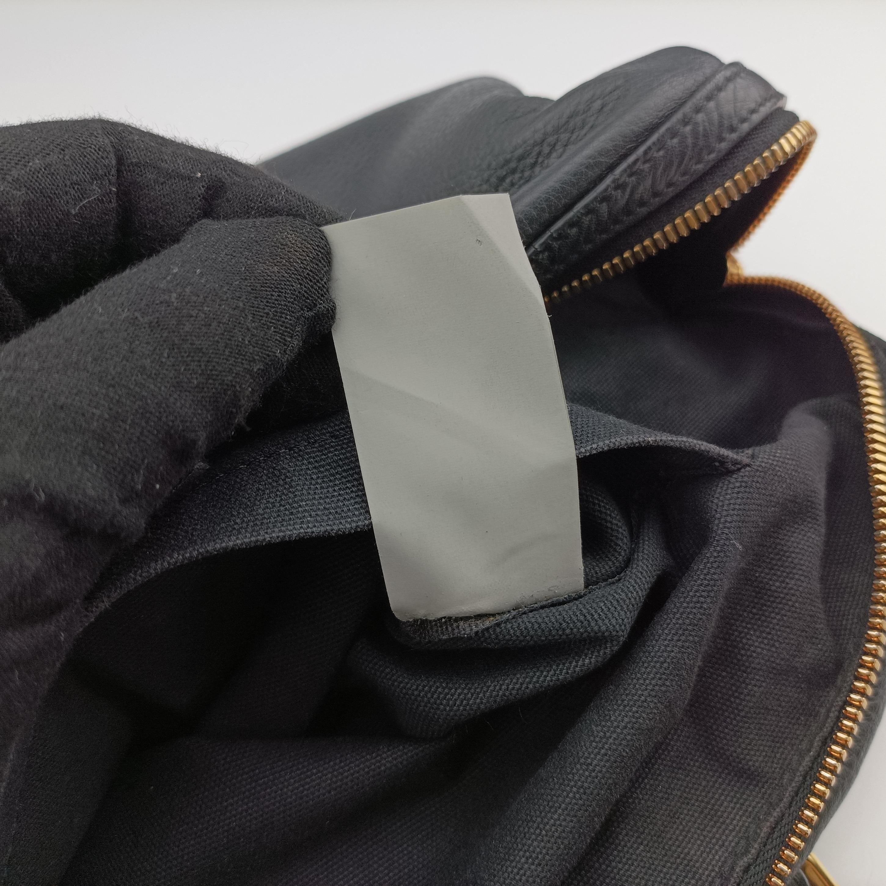 La Medusa Palazzo bowling Black Leather CLG072305365918ラ メドゥーサ パラッツォ ボウリング ブラック レザー CLG072305365918