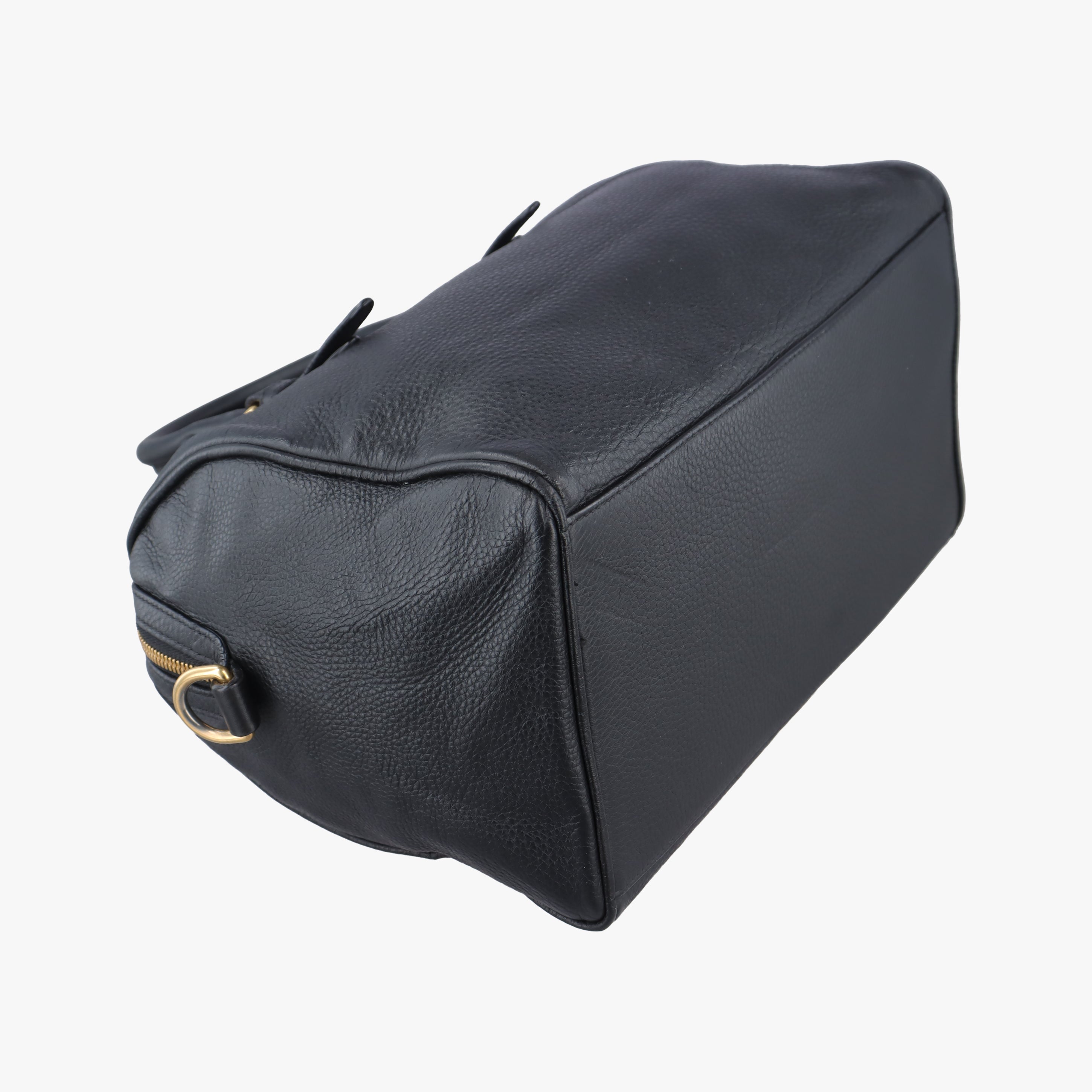 La Medusa Palazzo bowling Black Leather CLG072305365918ラ メドゥーサ パラッツォ ボウリング ブラック レザー CLG072305365918