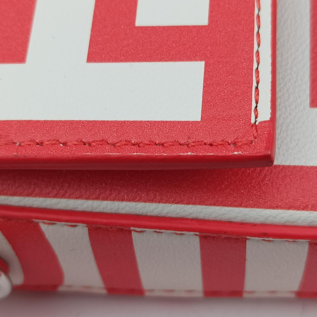 BAGUETTE Red×white Leather 7AS142 7AS142-AMWI-229-0501バゲット レッド×ホワイト レザー 7AS142 7AS142-AMWI-229-0501