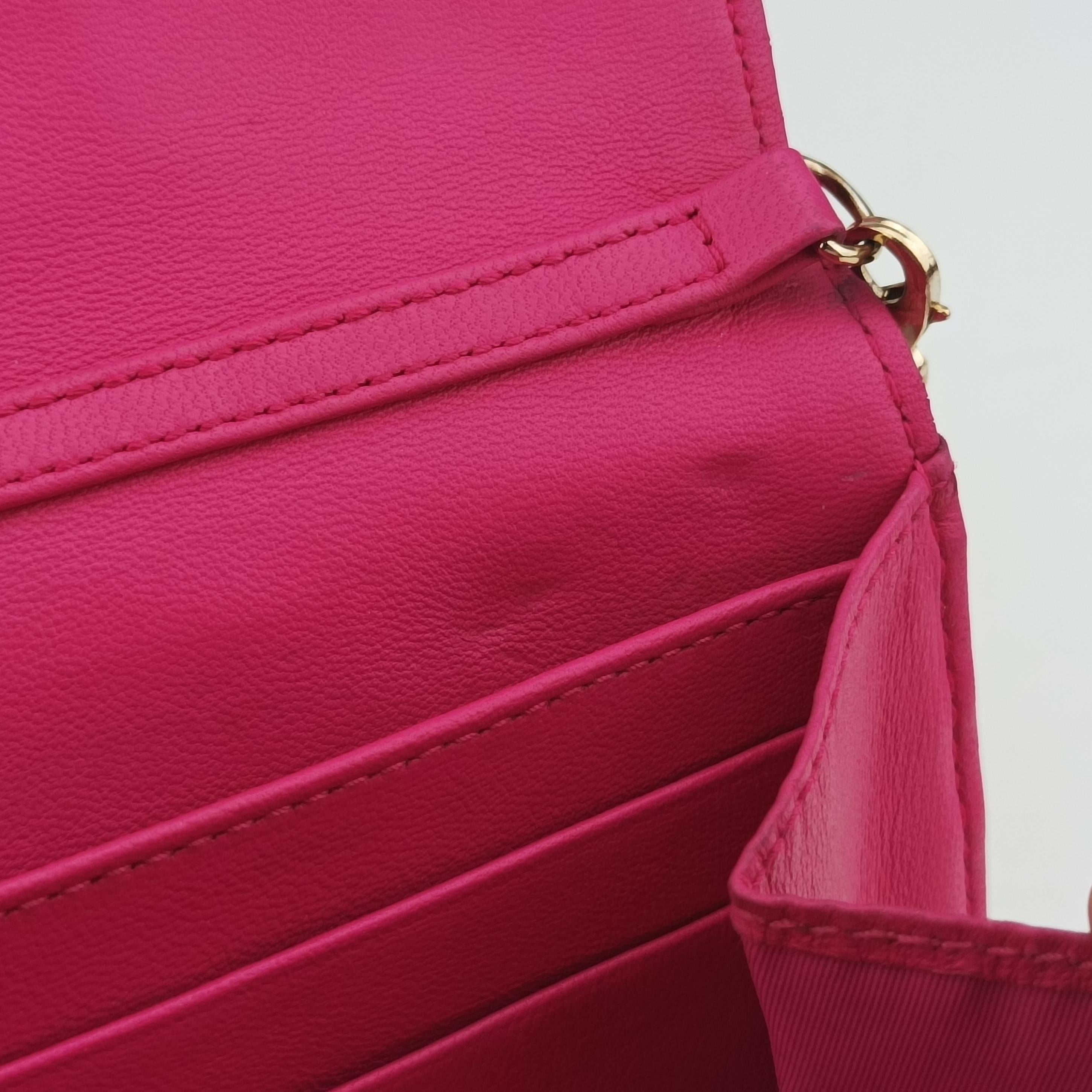 Lady Dior cannage Pink lambskin 02-LU-0143レディディオール カナージュ ピンク ラムスキン 02-LU-0143