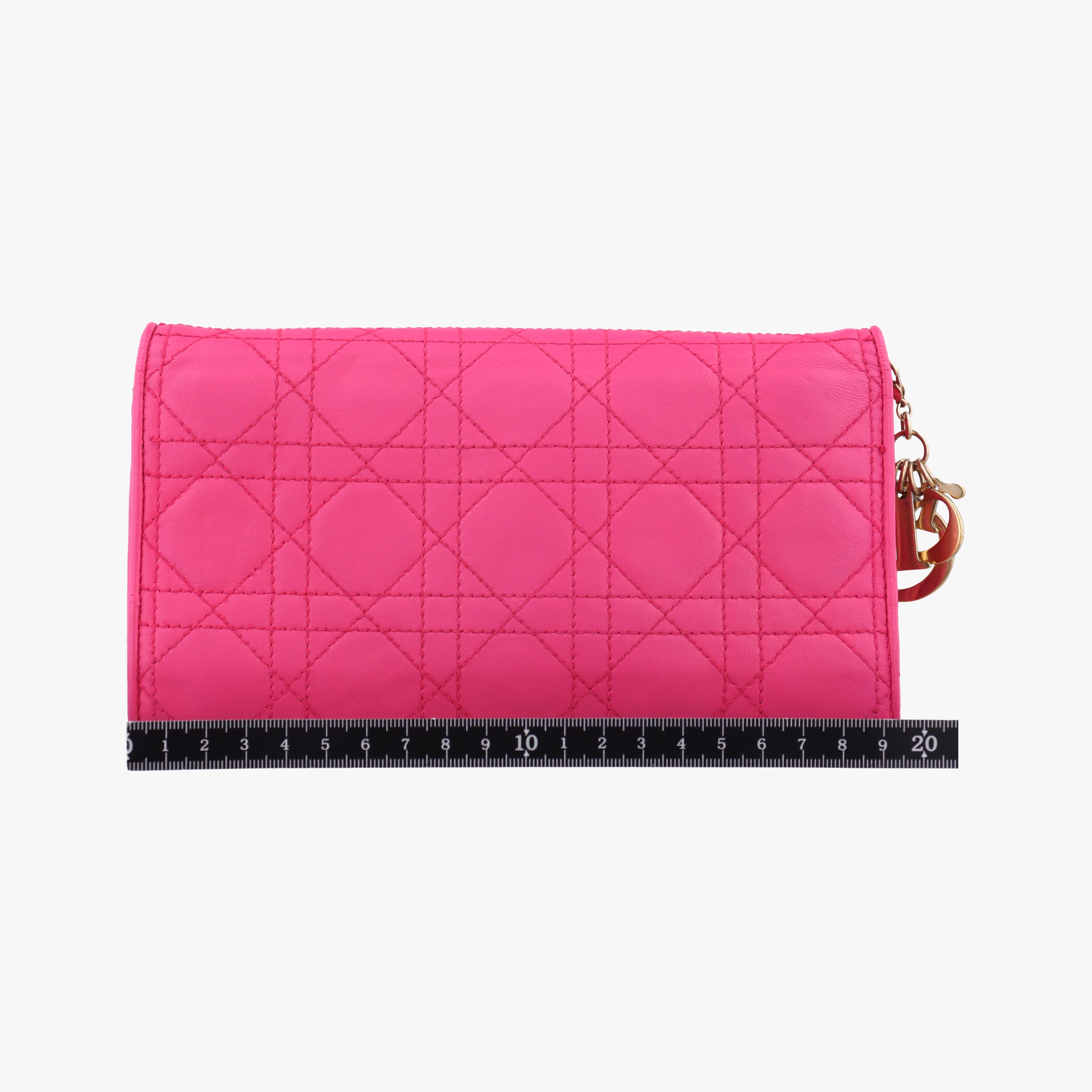 Lady Dior cannage Pink lambskin 02-LU-0143レディディオール カナージュ ピンク ラムスキン 02-LU-0143