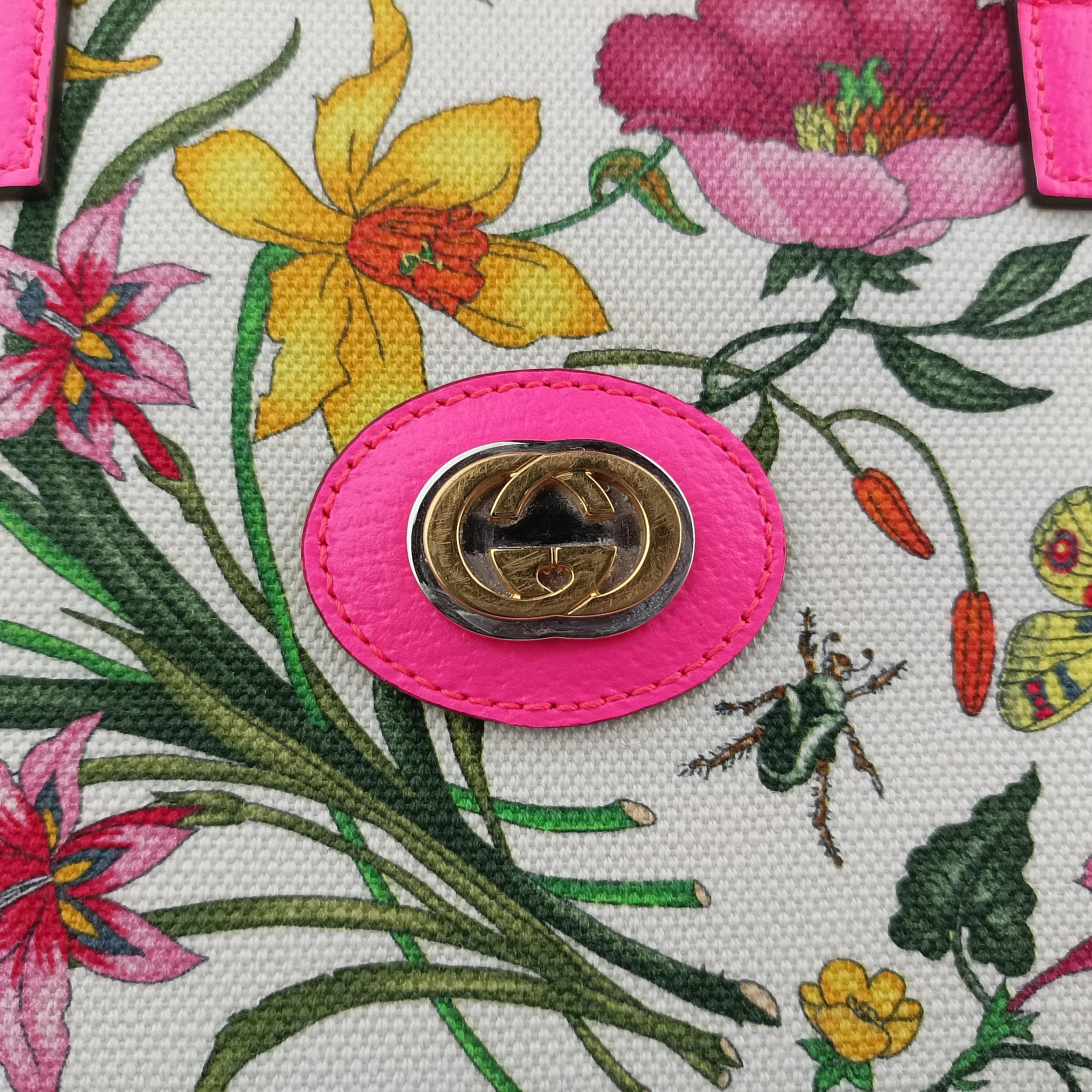 Flora Multicolour Canvas 550141 H027617445フローラプリント マルチカラー キャンバス 550141 H027617445