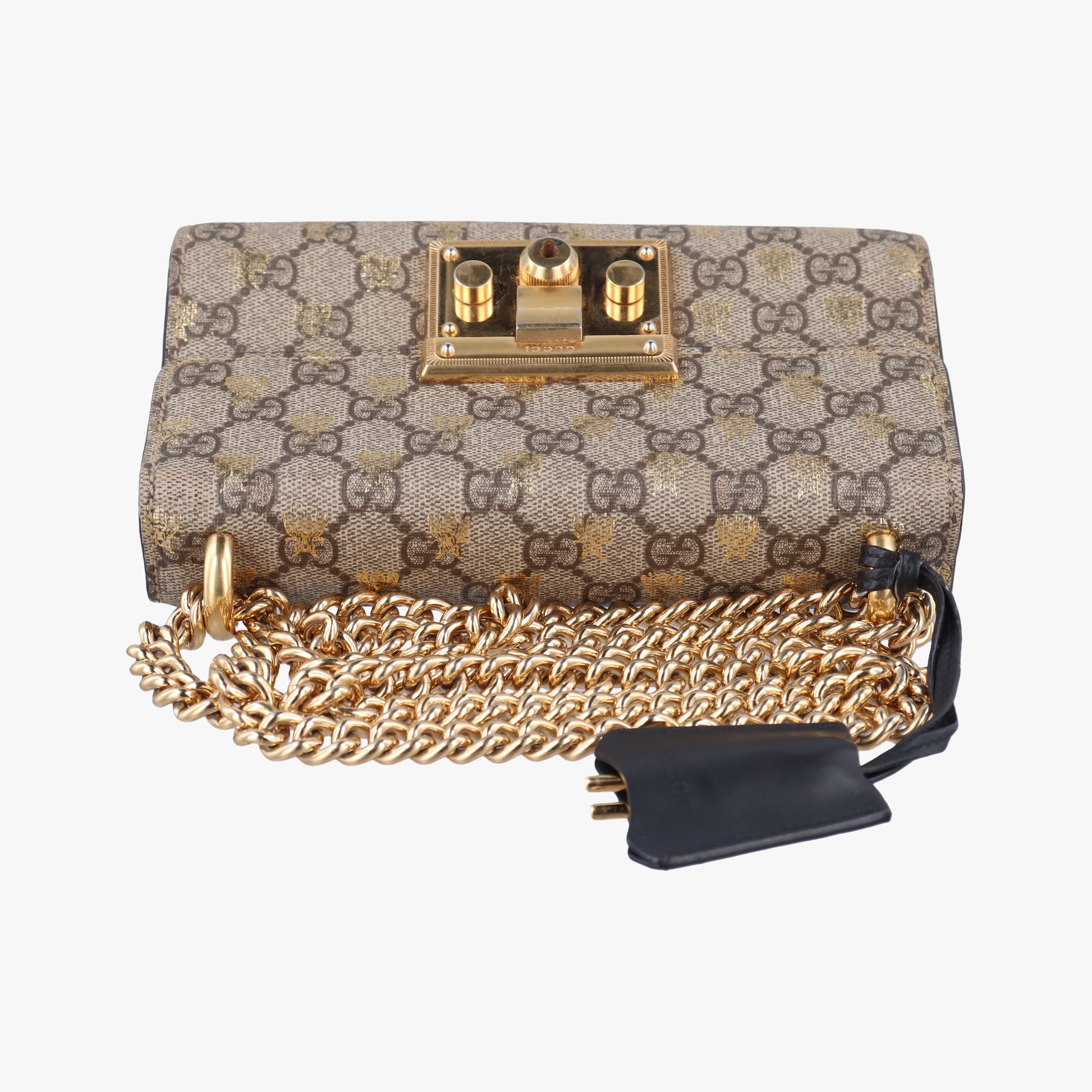 Padlock beige×Multicolour PVC coated canvas 409487 G026494280パドロック ベージュ×マルチカラー PVCコーティングキャンバス 409487 G026494280