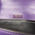 Cahier Purple×Black Leather×SAFFIANO 1BD045 25カイエ パープル×ブラック レザー×サフィアーノ 1BD045 25