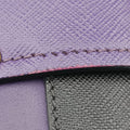 Cahier Purple×Black Leather×SAFFIANO 1BD045 25カイエ パープル×ブラック レザー×サフィアーノ 1BD045 25