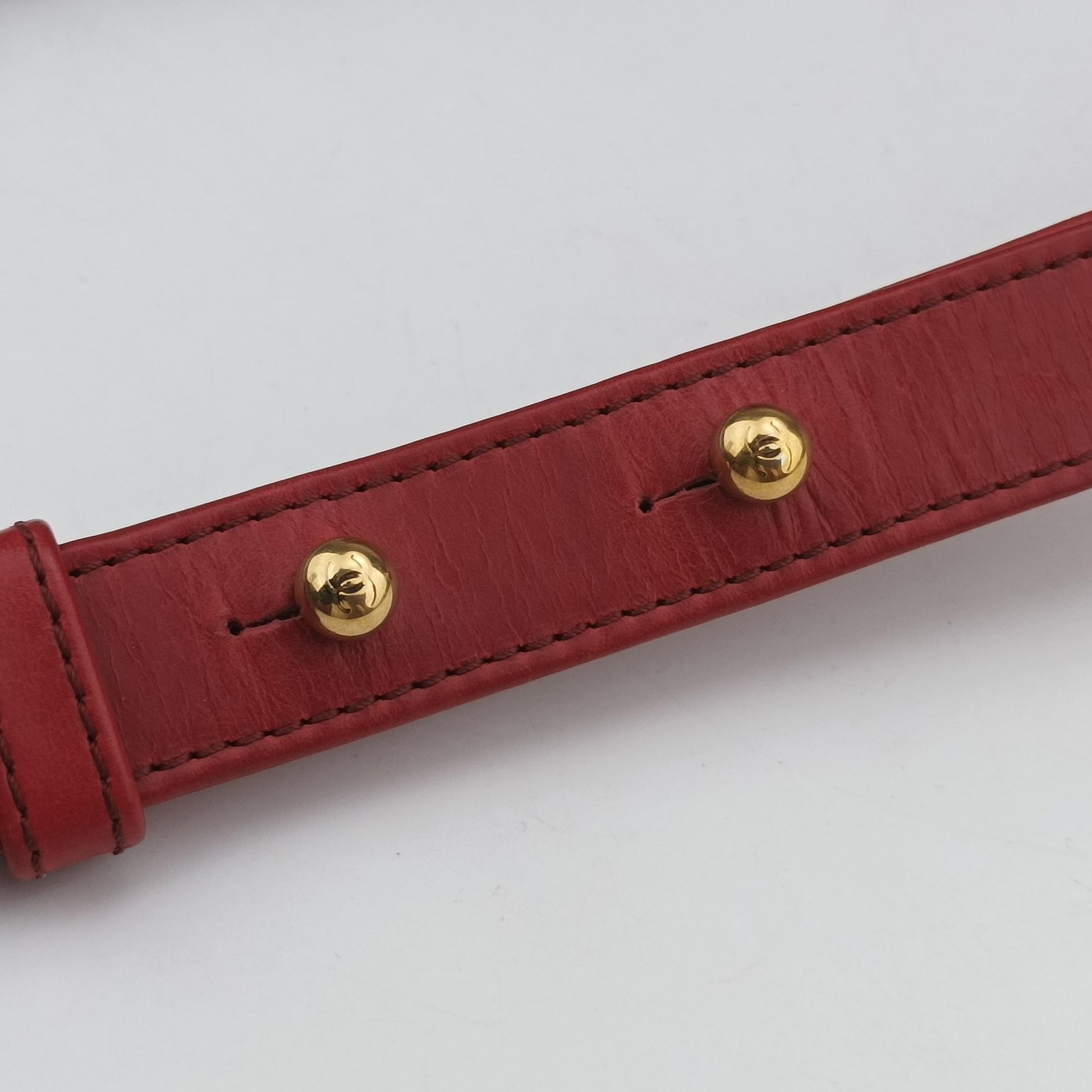 BOY CHANEL Red Leather A67086 17631774ボーイシャネル レッド レザー A67086 17631774