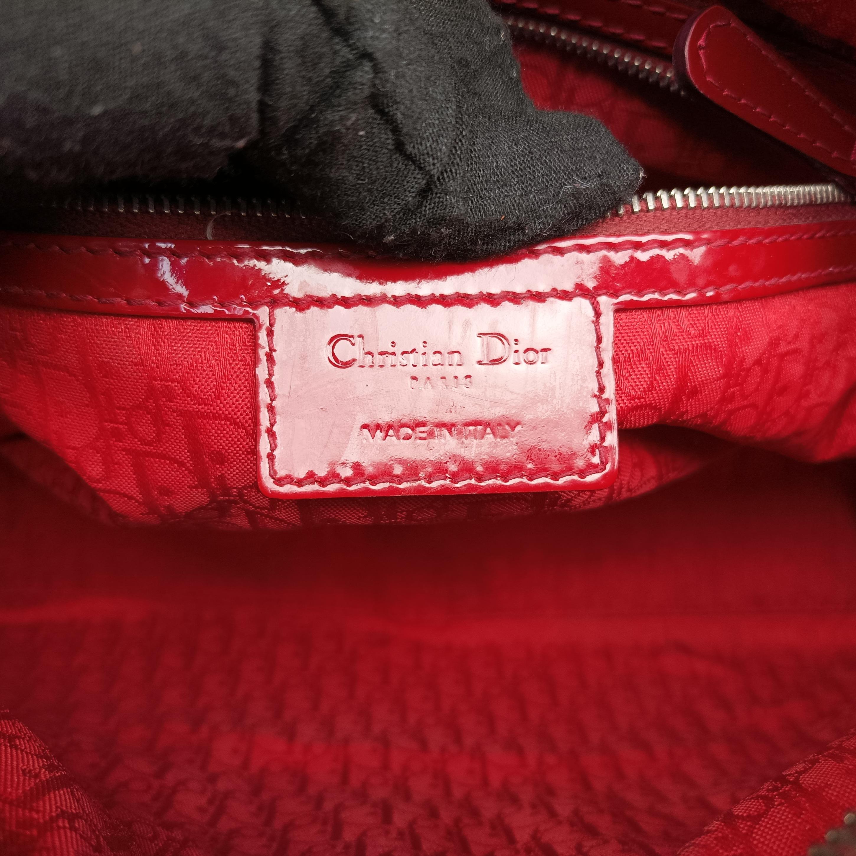 Lady Dior Red patent 16-BO-0191 Bレディディオール レッド パテント 16-BO-0191 B