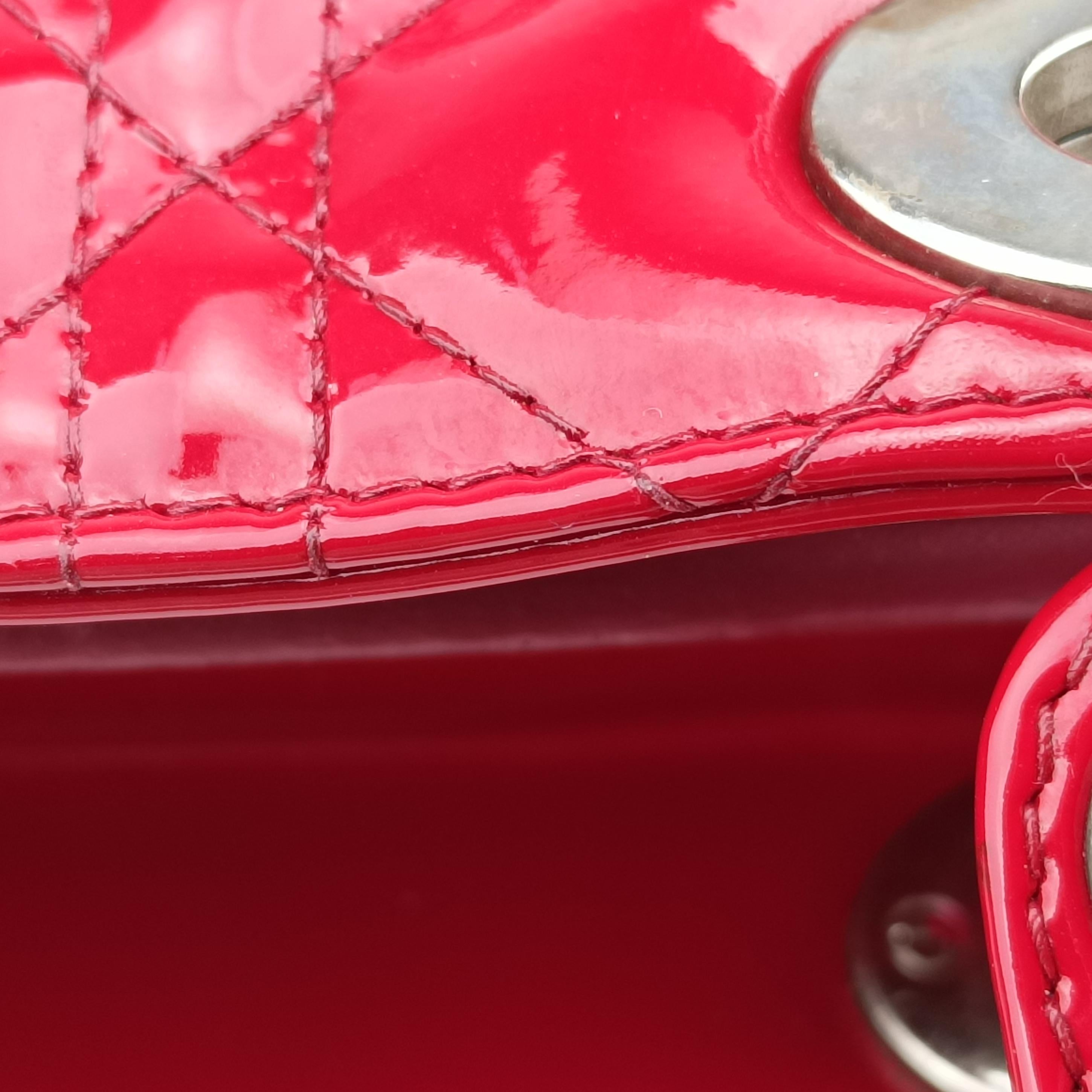 Lady Dior Red patent 16-BO-0191 Bレディディオール レッド パテント 16-BO-0191 B