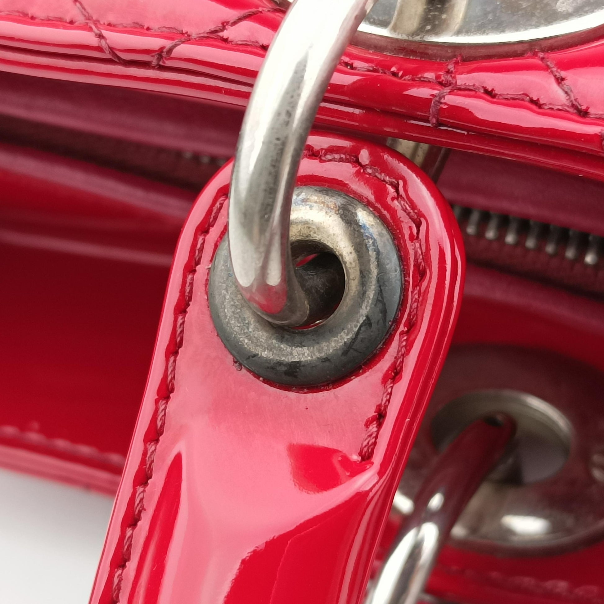 Lady Dior Red patent 16-BO-0191 Bレディディオール レッド パテント 16-BO-0191 B