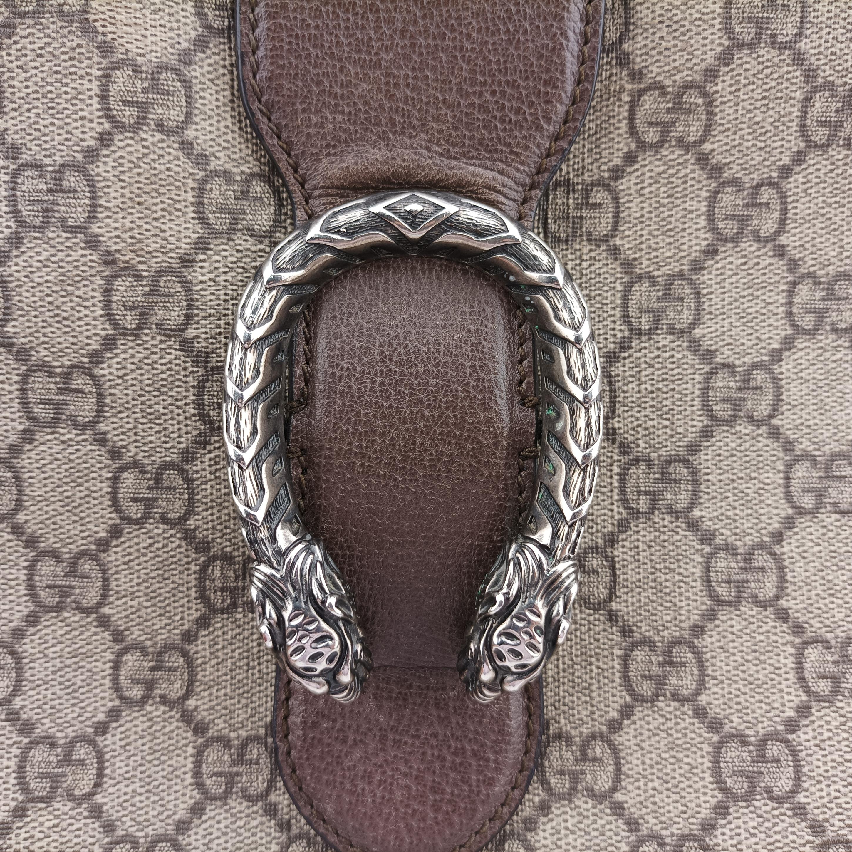 Dionysus beige×Brown PVC coated canvas 499622 B024033910ディオニュソス ベージュ×ブラウン PVCコーティングキャンバス 499622 B024033910