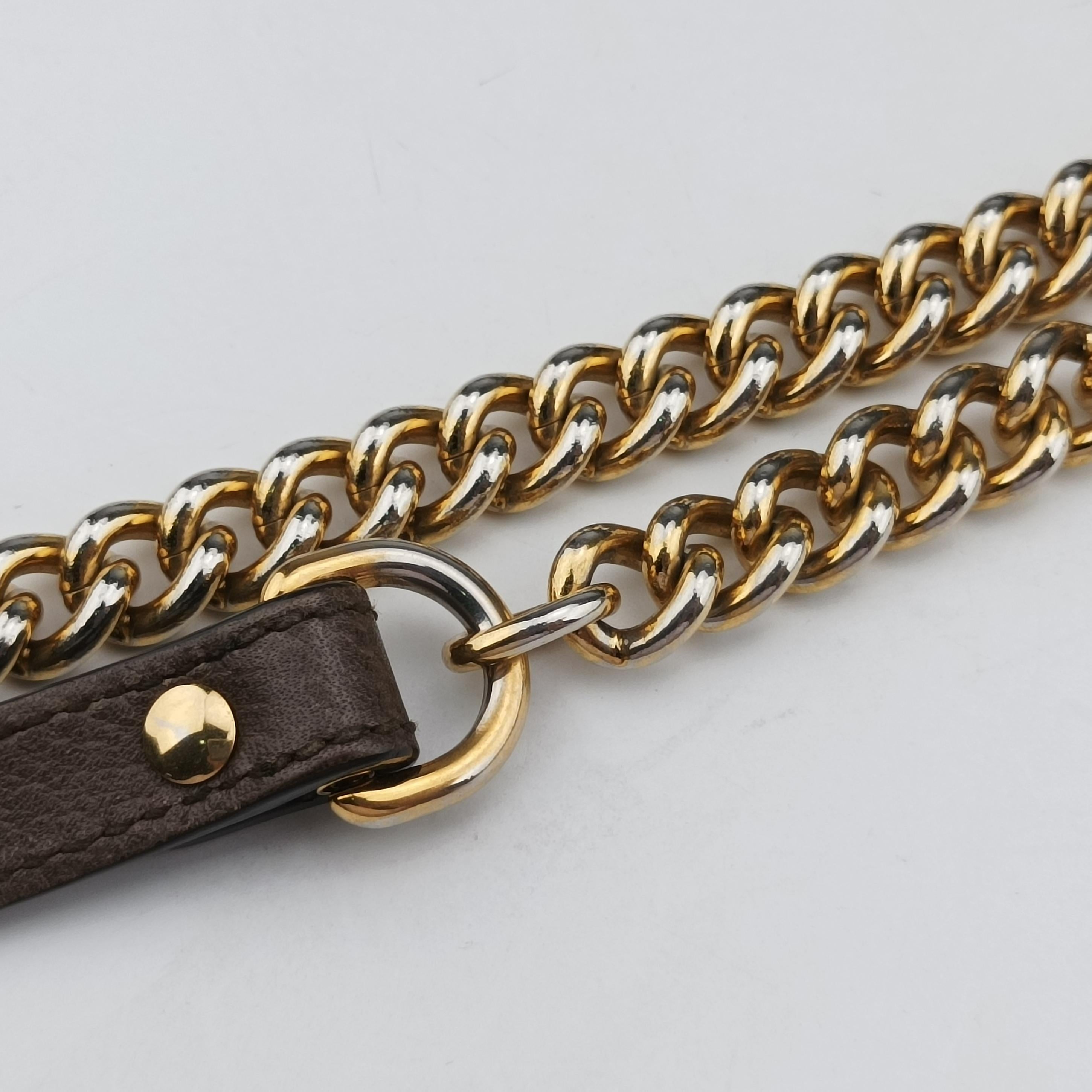 Dionysus beige×Brown PVC coated canvas 499622 B024033910ディオニュソス ベージュ×ブラウン PVCコーティングキャンバス 499622 B024033910