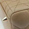Lady Dior Beige lambskin 08-MA-0112レディディオール ベージュ ラムスキン 08-MA-0112