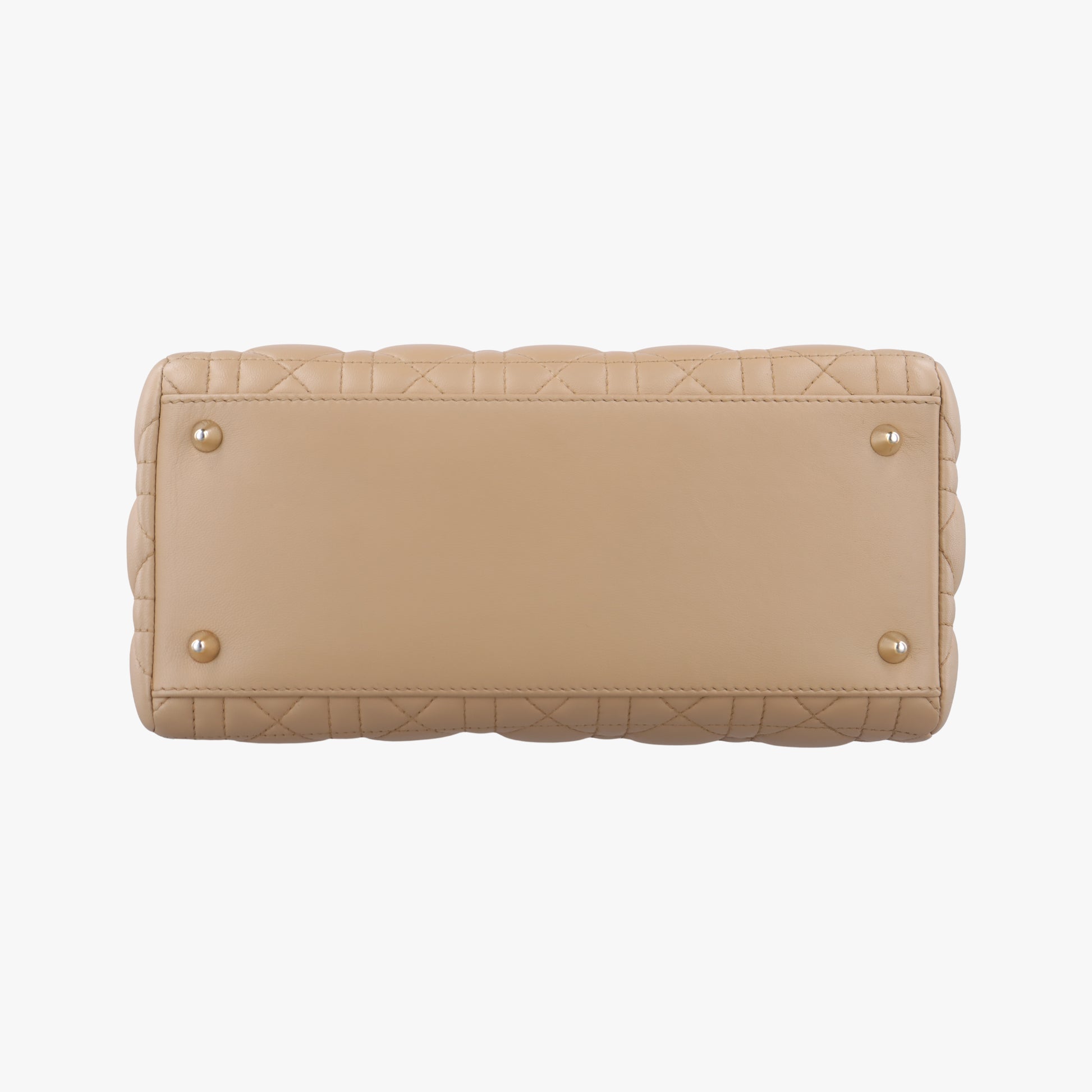 Lady Dior Beige lambskin 08-MA-0112レディディオール ベージュ ラムスキン 08-MA-0112