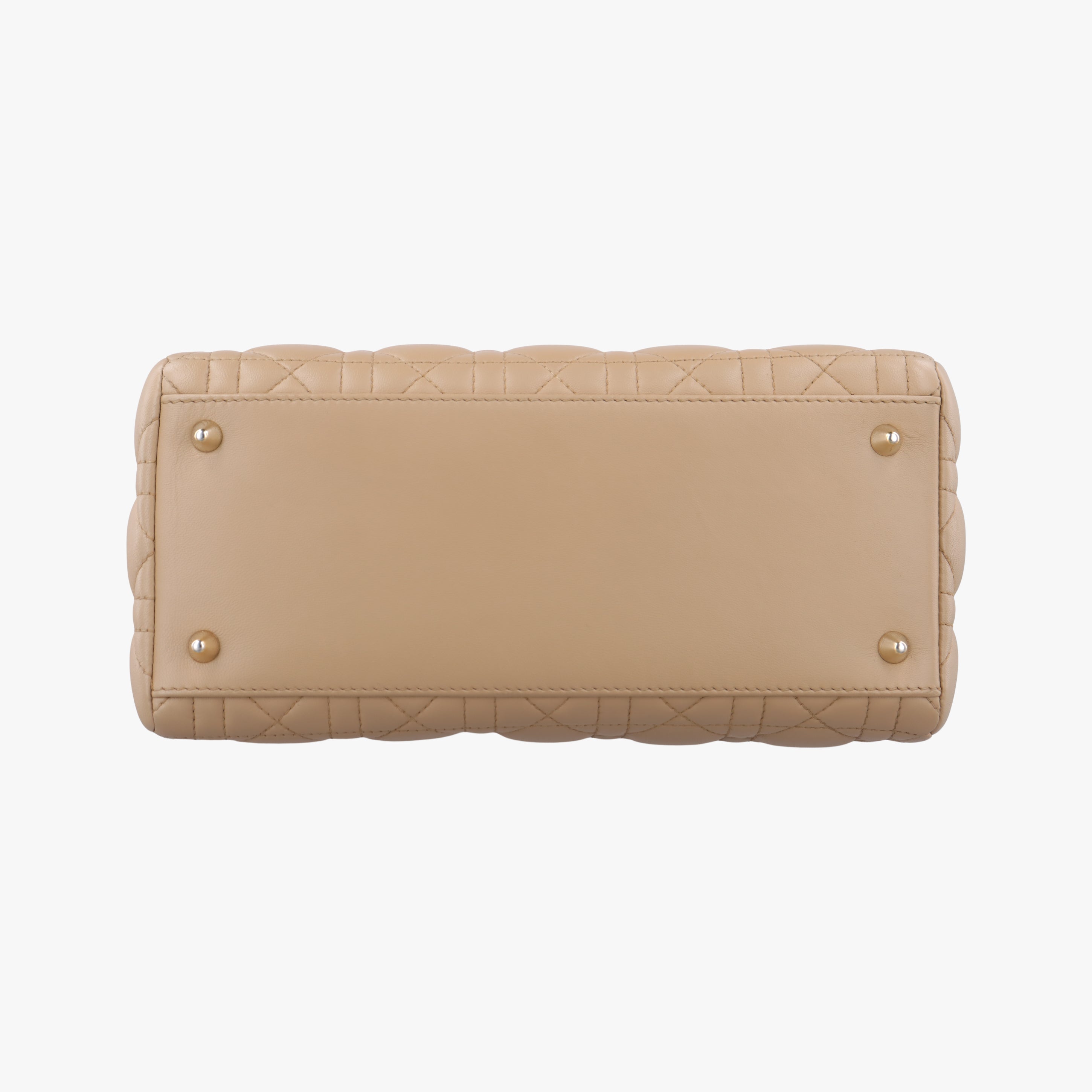 Lady Dior Beige lambskin 08-MA-0112レディディオール ベージュ ラムスキン 08-MA-0112