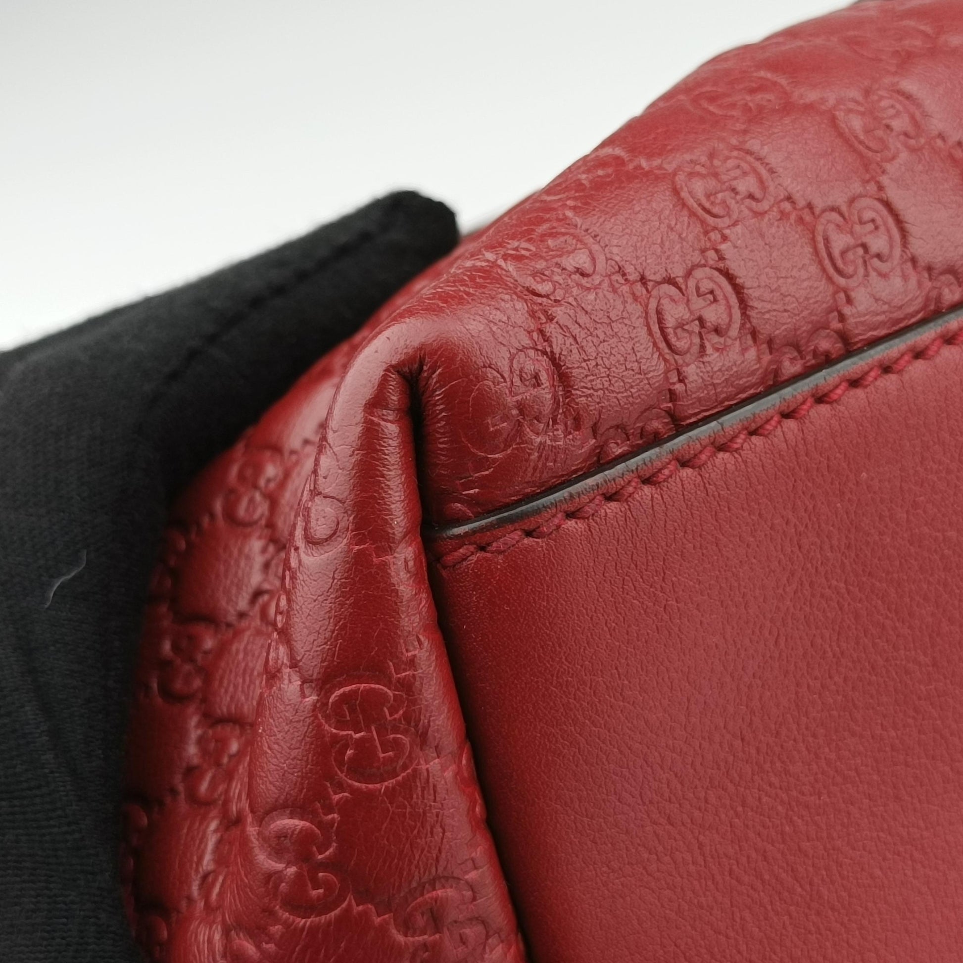 Microguccissima Red Leather 449655 C021519627マイクログッチシマ レッド レザー 449655 C021519627