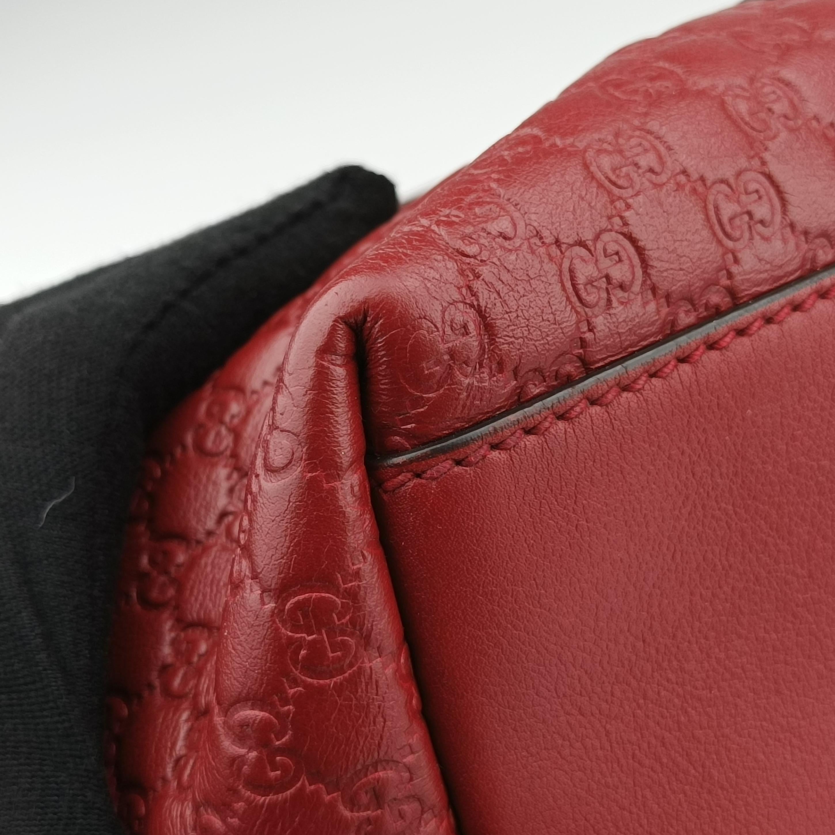 Microguccissima Red Leather 449655 C021519627マイクログッチシマ レッド レザー 449655 C021519627