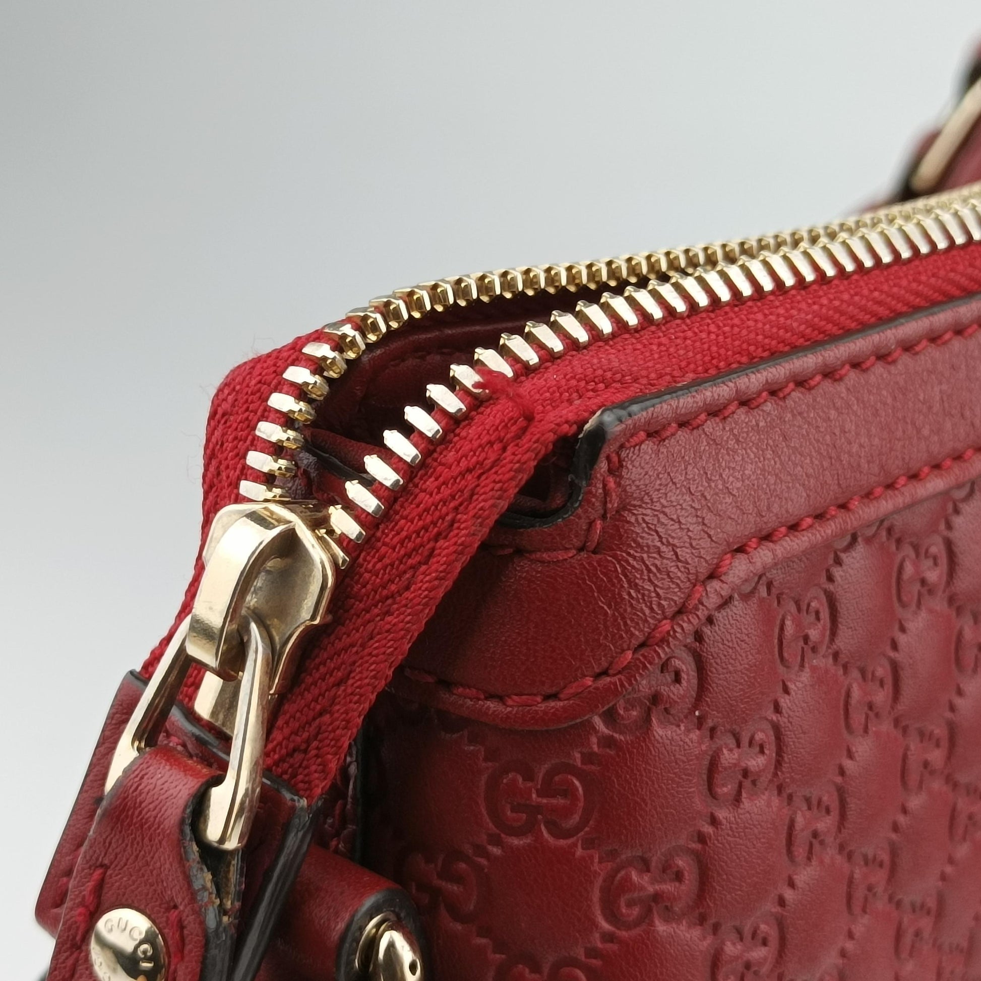 Microguccissima Red Leather 449655 C021519627マイクログッチシマ レッド レザー 449655 C021519627