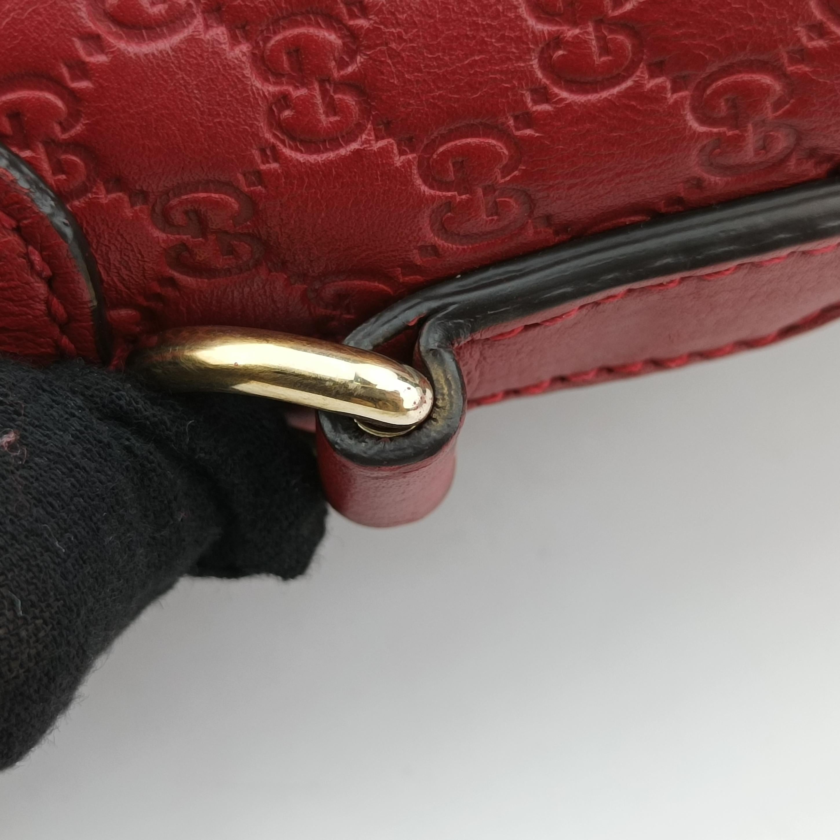 Microguccissima Red Leather 449655 C021519627マイクログッチシマ レッド レザー 449655 C021519627