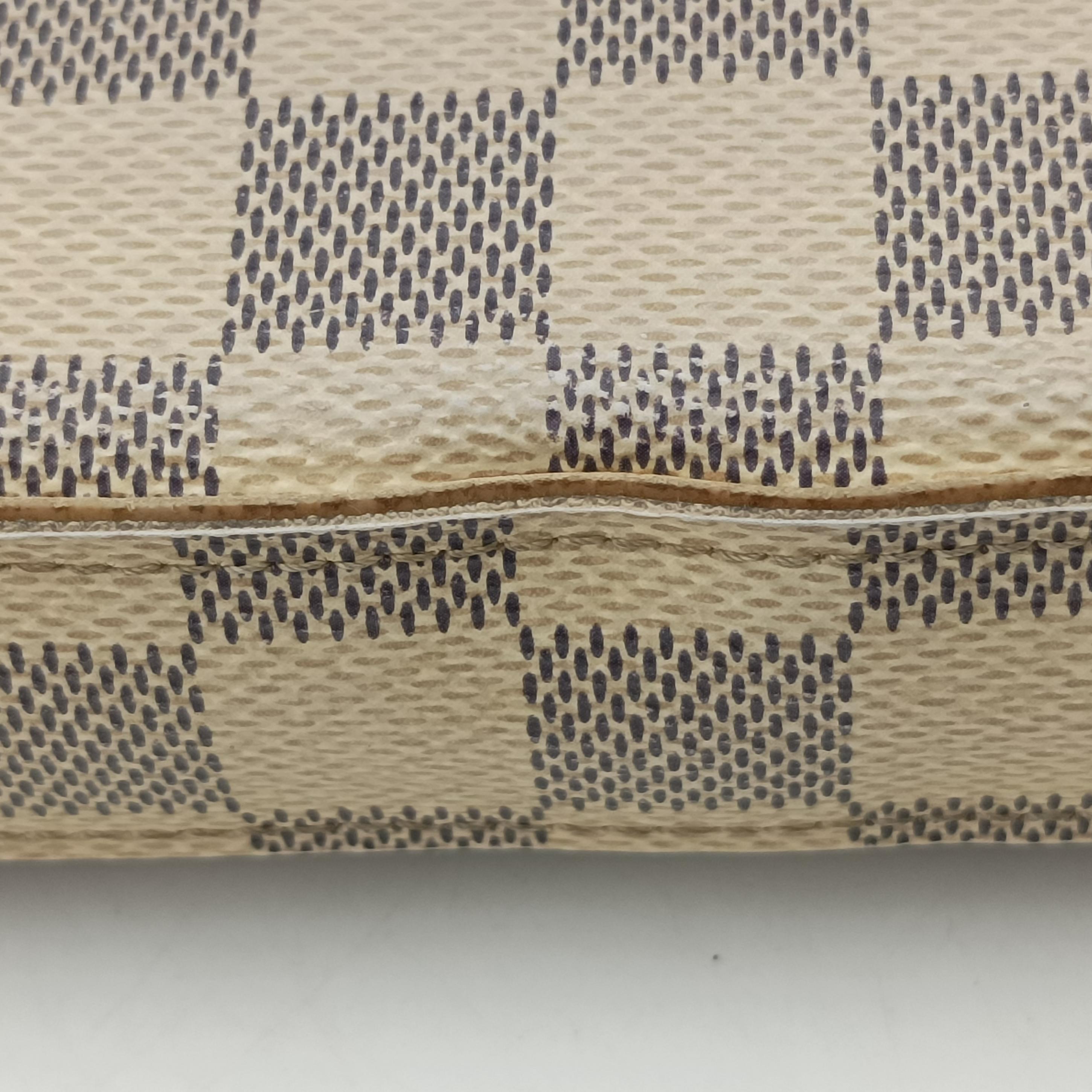 Pochette FéLICIE Azur Damier Canvas N63106 MI1117ポシェットフェリシー アズール ダミエキャンバス N63106 MI1117