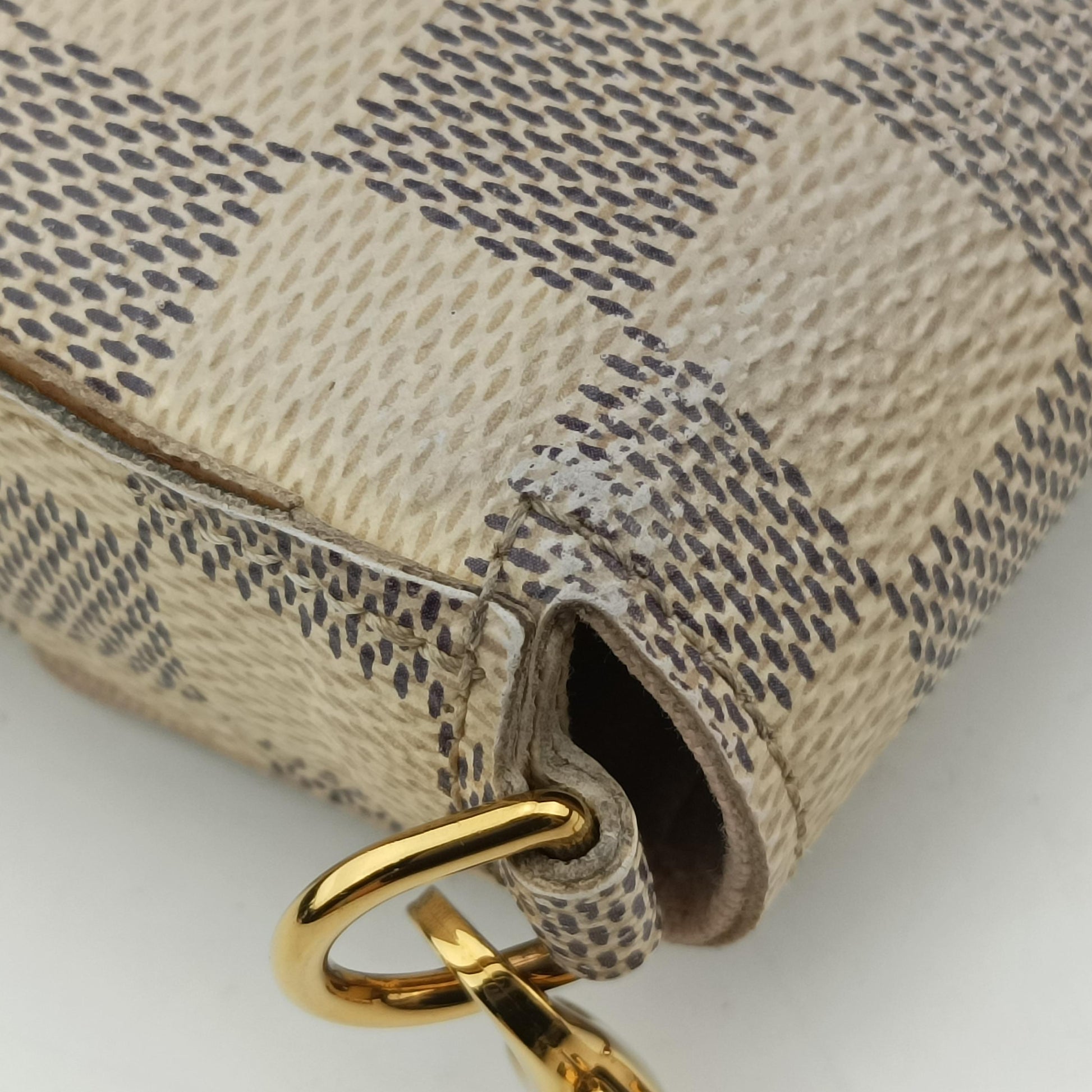Pochette FéLICIE Azur Damier Canvas N63106 MI1117ポシェットフェリシー アズール ダミエキャンバス N63106 MI1117