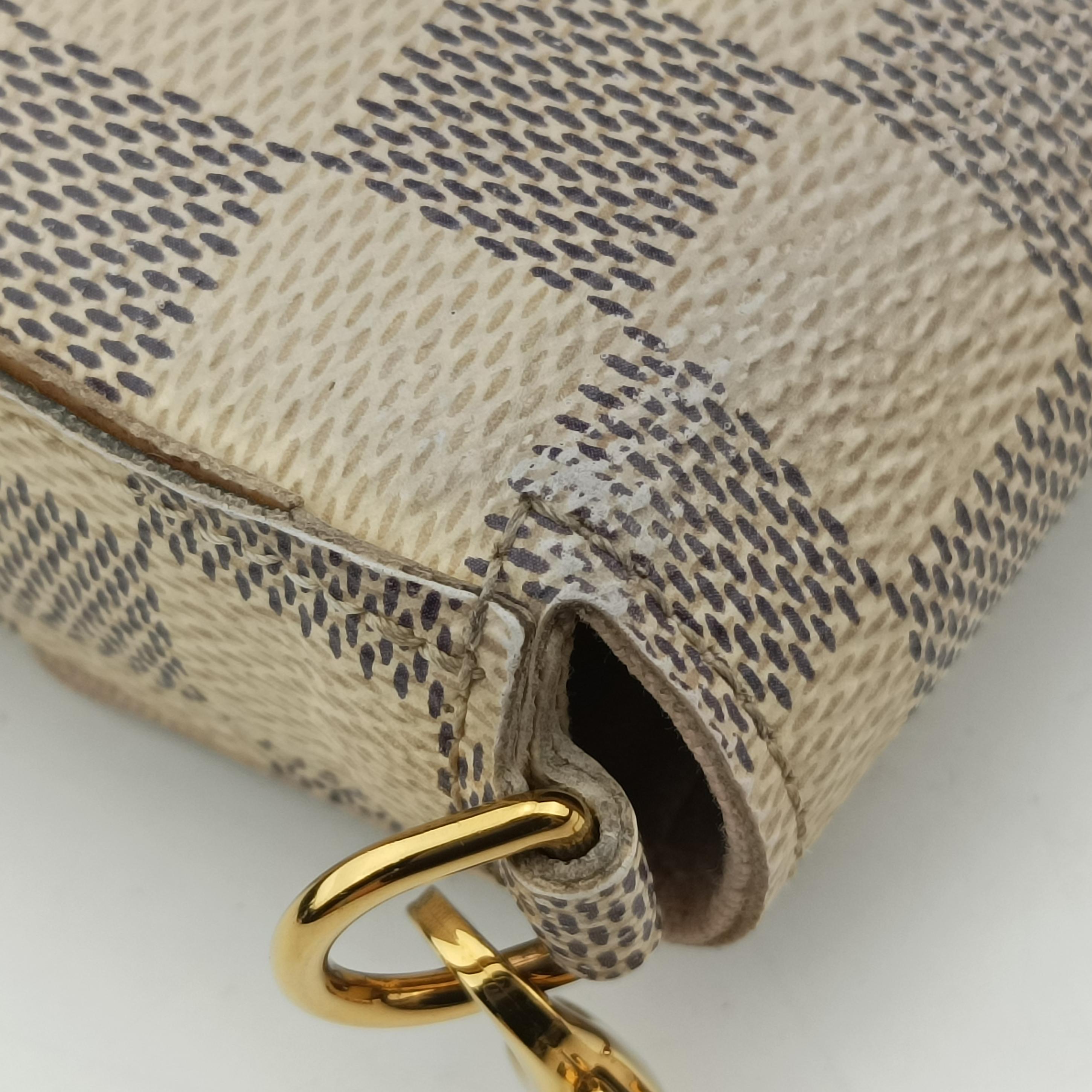 Pochette FéLICIE Azur Damier Canvas N63106 MI1117ポシェットフェリシー アズール ダミエキャンバス N63106 MI1117